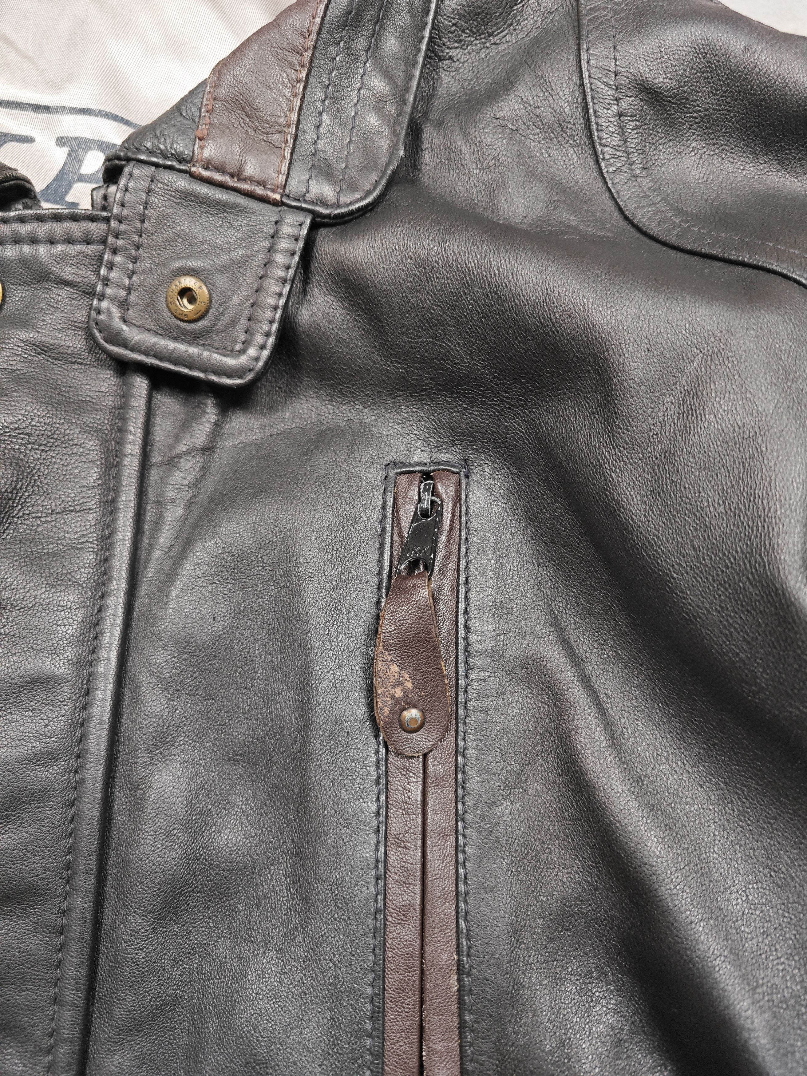 Vintage Vintage Leather Jacket Size US XL / EU 56 / 4 - 4 Thumbnail
