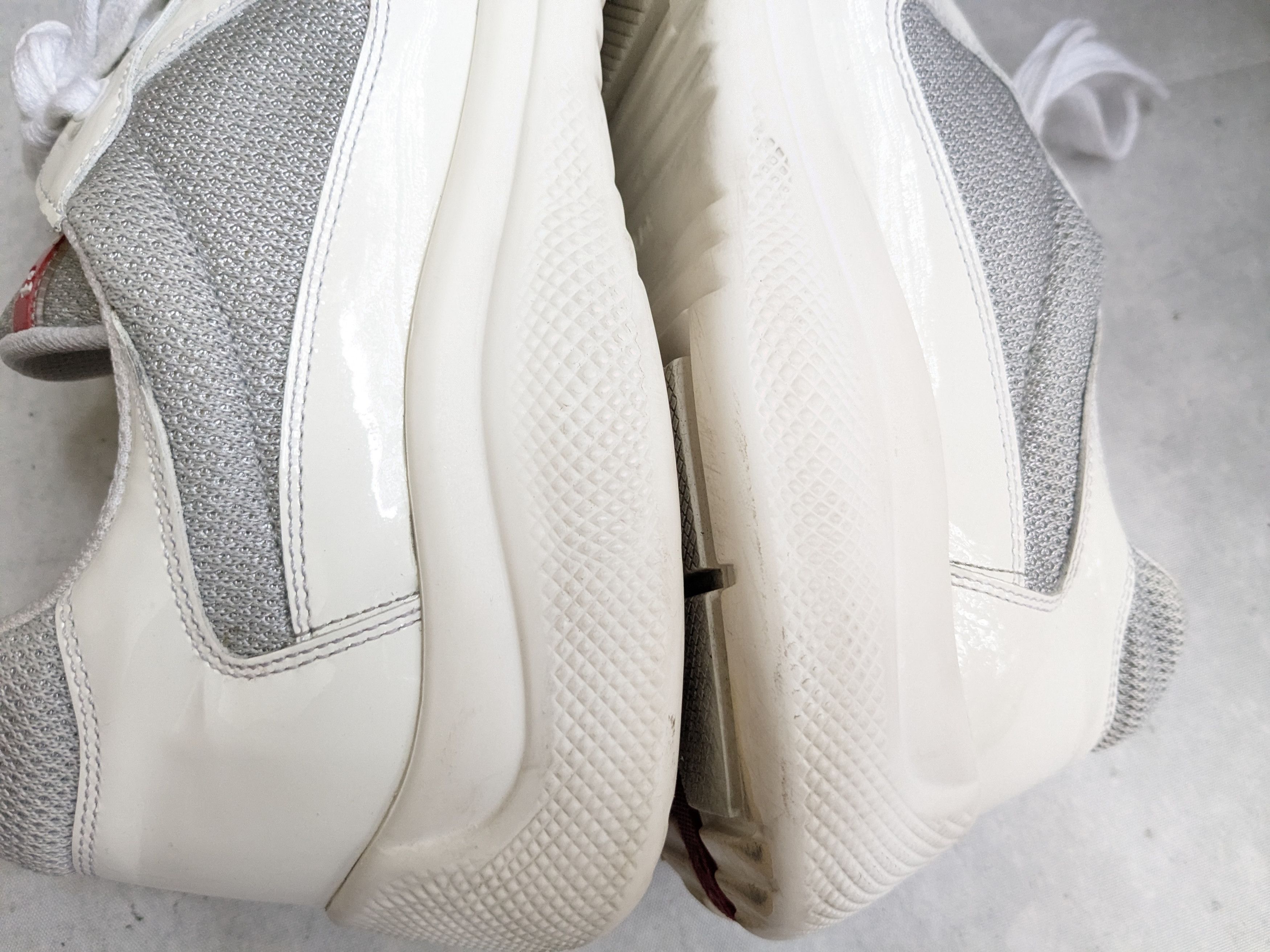 Prada Prada America's Cup Sneakers White Patent Leather 13 Size US 13 / EU 46 - 12 Thumbnail