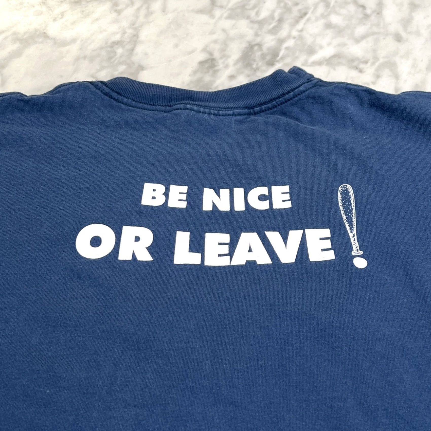 Hanes VINTAGE Hanes Bird Cage Saloon Shirt Men XL Crew Neck Short Sleeve Blue Cotton Graphic Print Bar Travel 90s Mens Size US XL / EU 56 / 4 - 4 Thumbnail