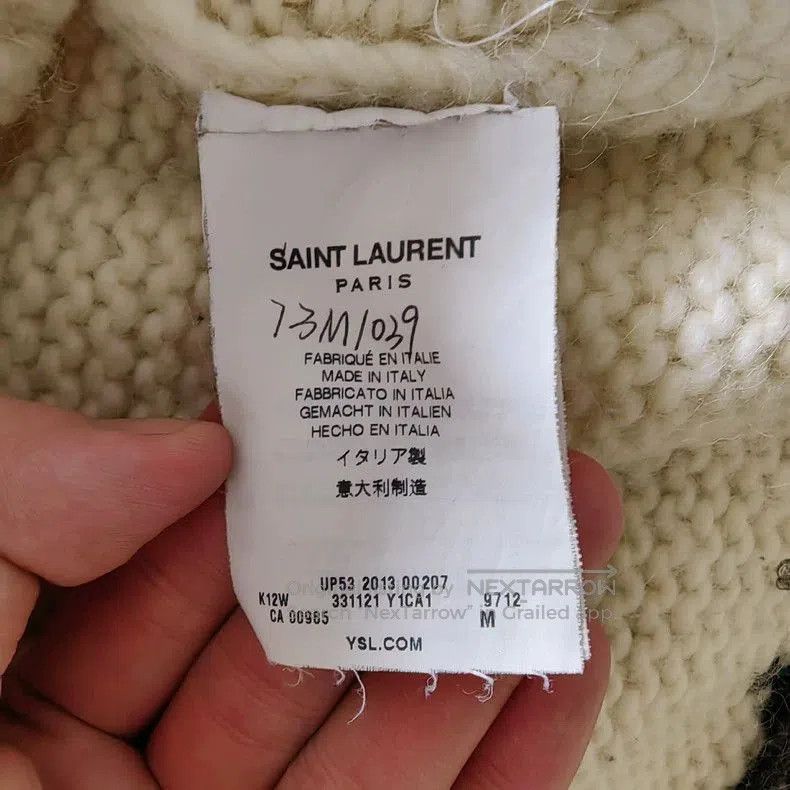 Saint Laurent Paris Saint Laurent Paris 13fw Christmas Sweater. Size US M / EU 48-50 / 2 - 4 Thumbnail