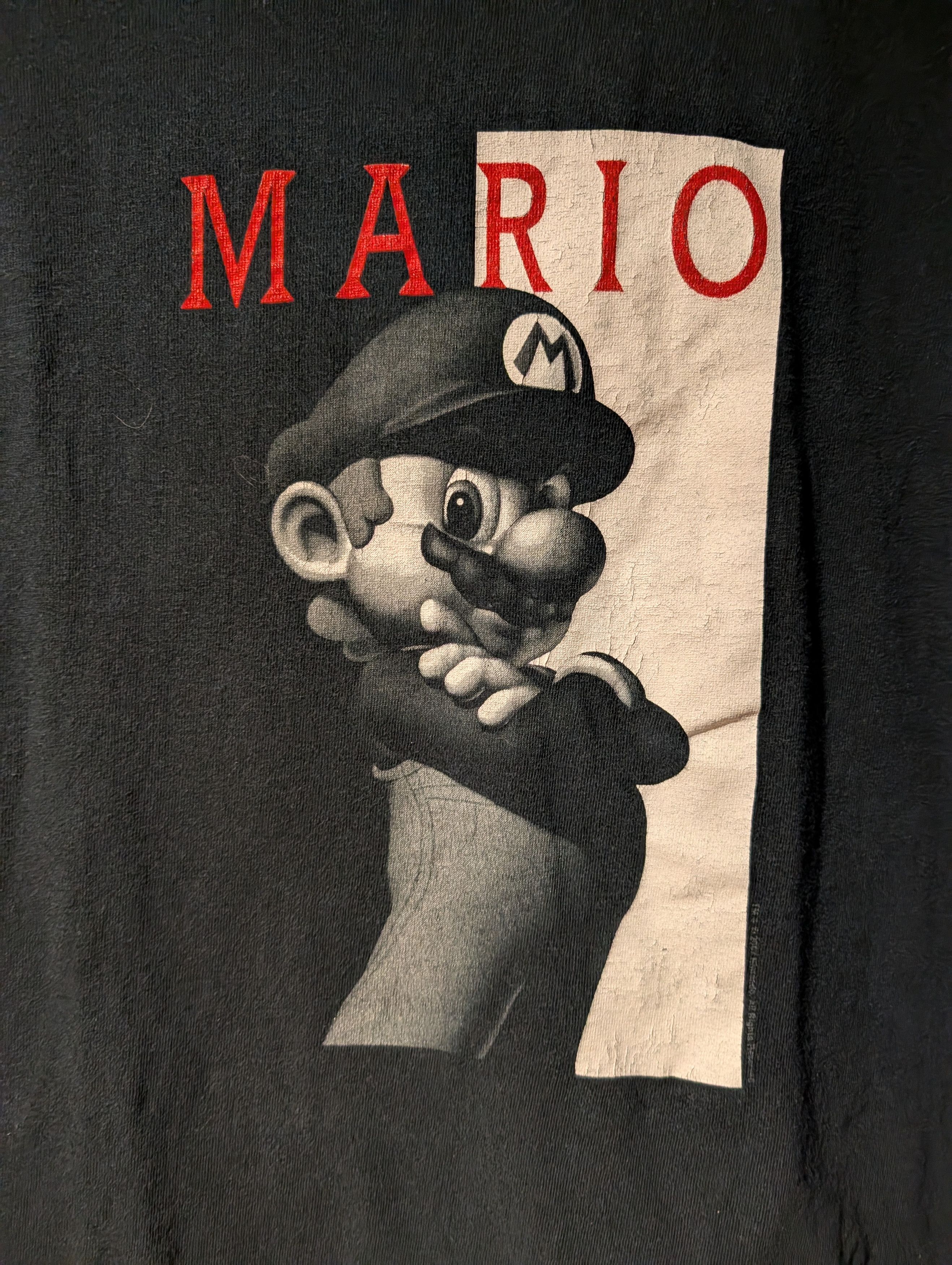 Nintendo Vintage 2007 Super Mario Scar Face Nintendo Game T-Shirt Size US L / EU 52-54 / 3 - 2 Thumbnail