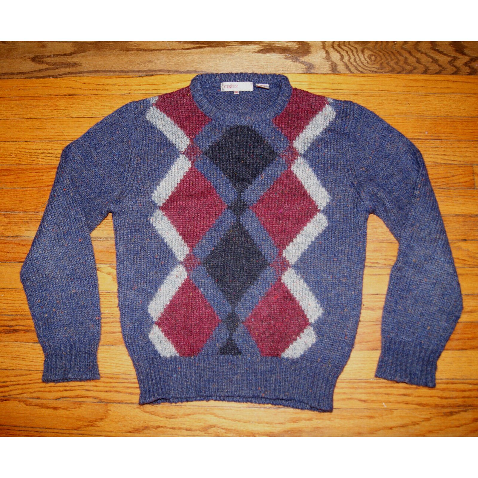 Other VTG Astor Wool Blend Mens M Sweater Argyle Geometric Grandpa Size US M / EU 48-50 / 2 - 1 Thumbnail
