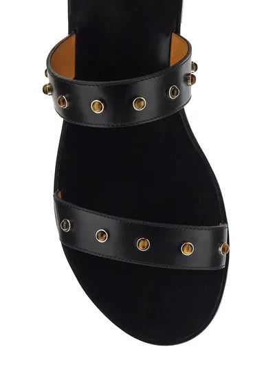 Chloe o1y0825 Leather Slippers in Black Size US 6 / IT 36 - 4 Thumbnail