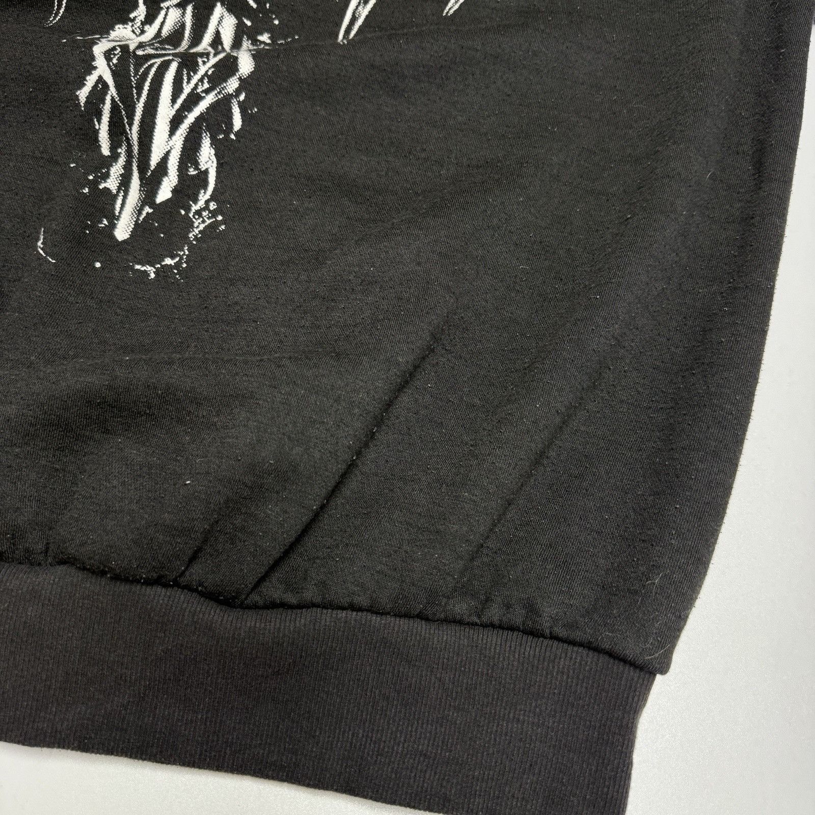 Other Human Vices Hoodie Sweatshirt Mens XL 25.5x27 Black Grunge Size US XL / EU 56 / 4 - 8 Thumbnail