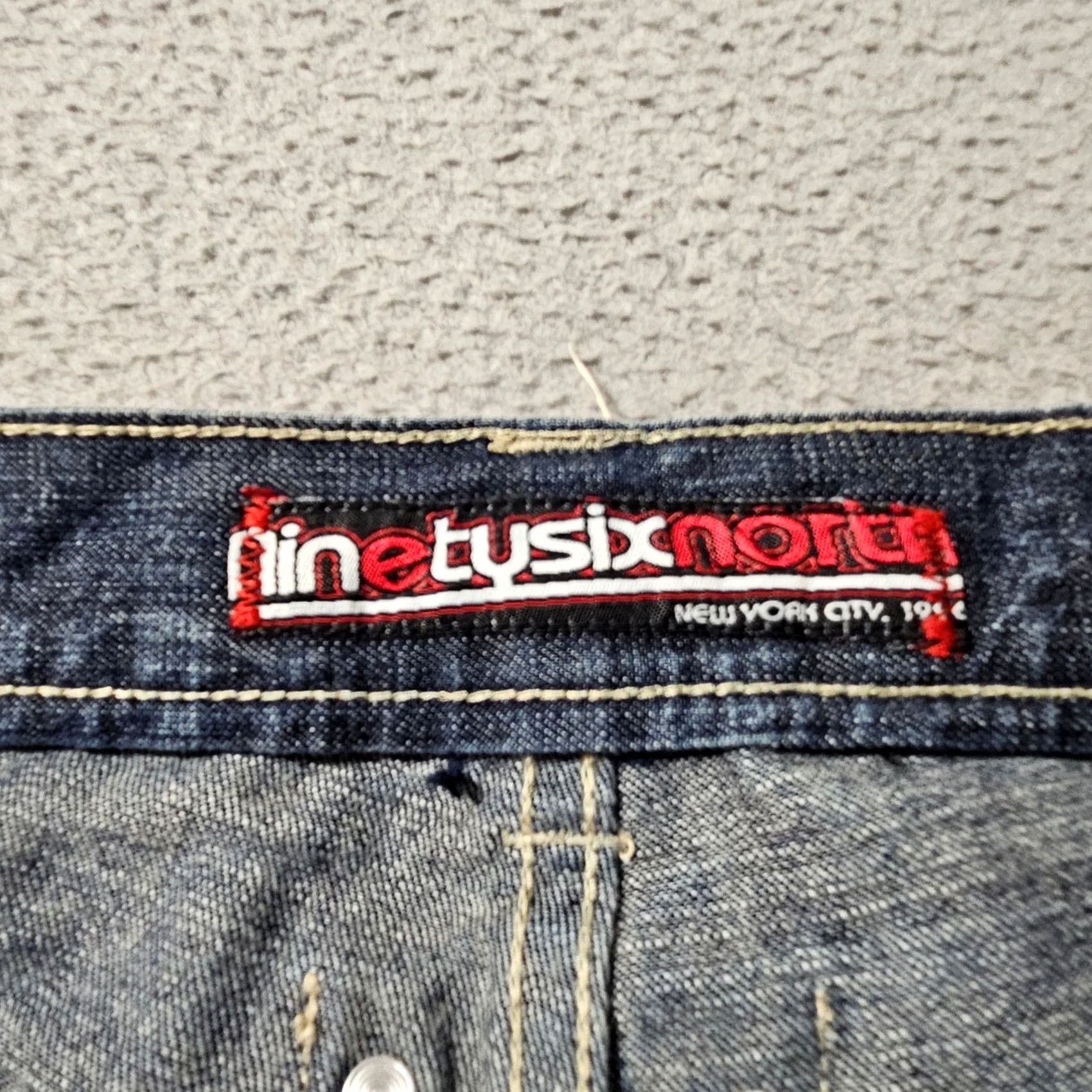 Vintage VINTAGE 96 North Jeans Mens 40 Blue Ninety Six Baggy Skater Wide Leg Size US 40 / EU 56 - 7 Thumbnail