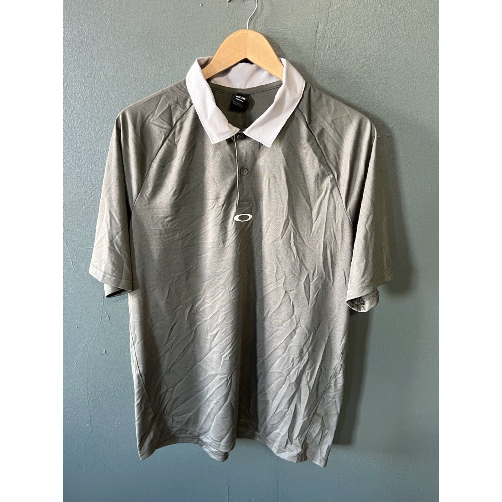 Oakley Oakley Polo Shirt Mens Short Sleeve Size L Green Regular Fit Size US L / EU 52-54 / 3 - 2 Thumbnail