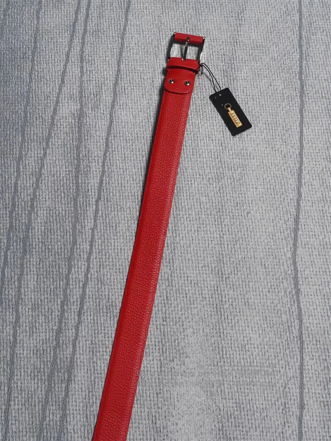 Zilli ZILLI Red Leather Belt for Men. Size ONE SIZE - 2 Thumbnail
