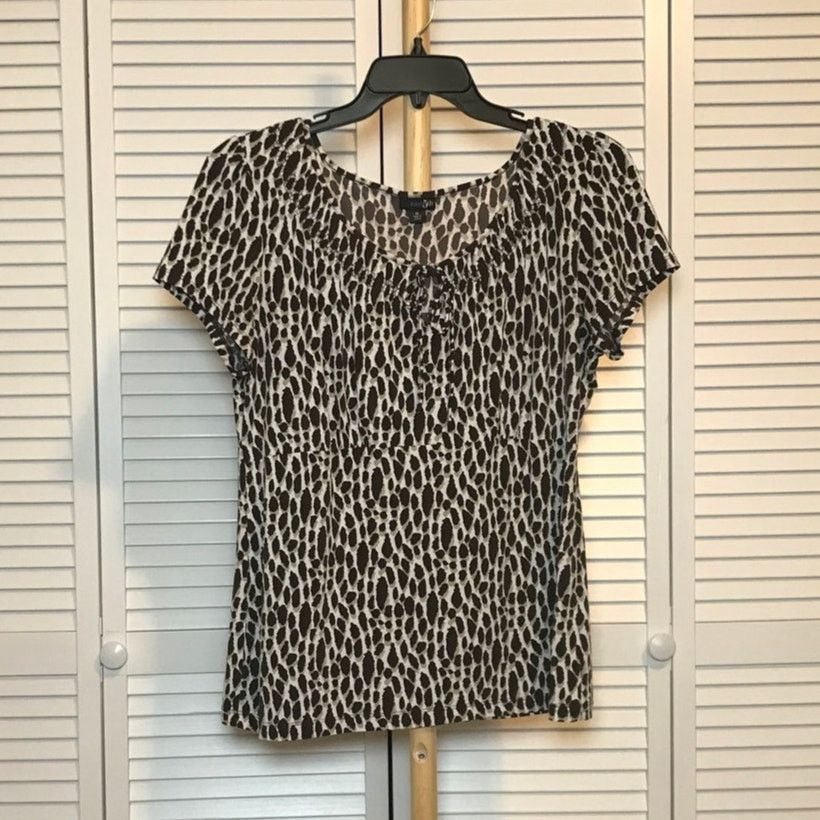 Other East 5th Animal Scoop Neck Short Sleeve Blouse XL Size XL / US 12-14 / IT 48-50 - 1 Thumbnail