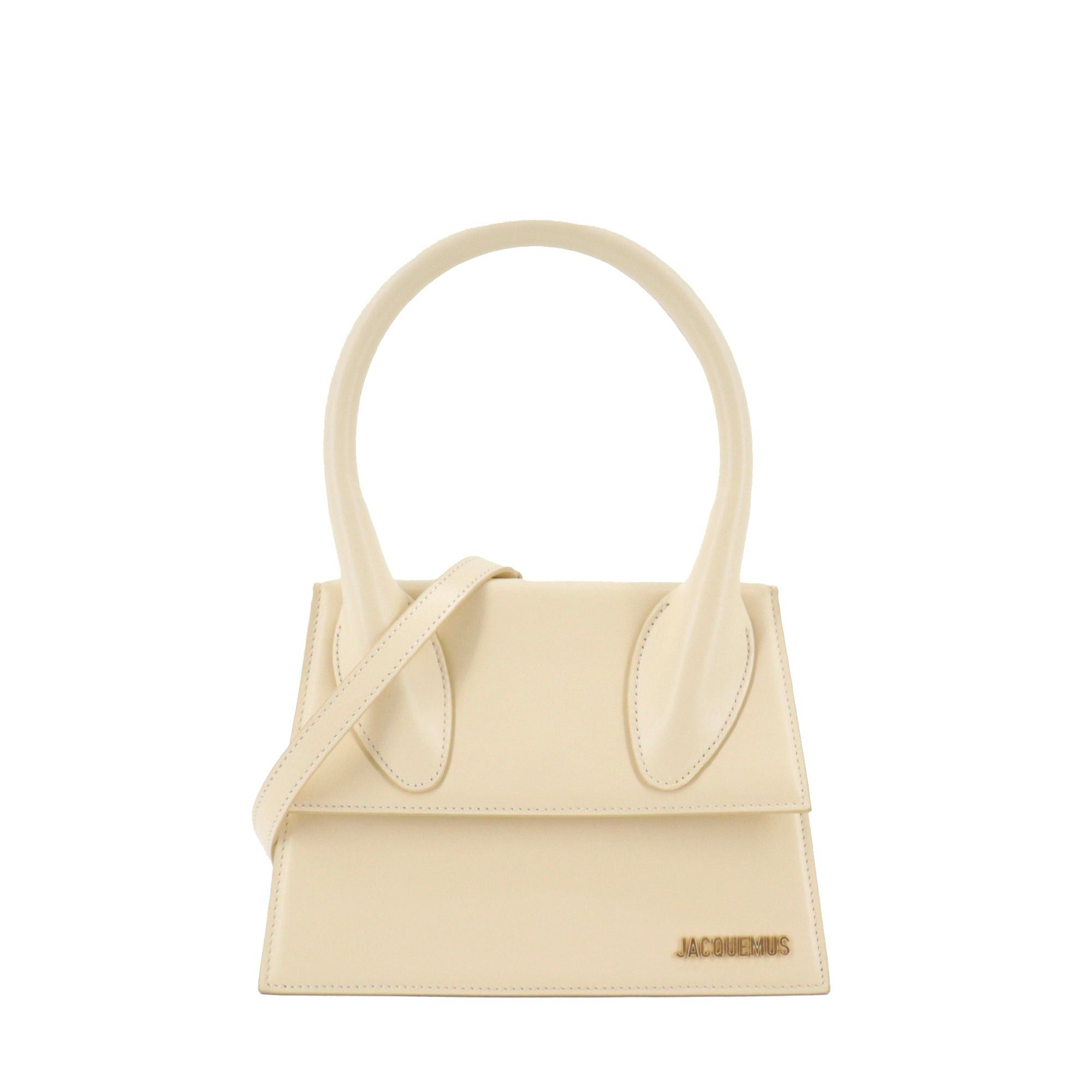 Jacquemus JACQUEMUS - Jacquemus Grand Chiquito shoulder bag in beige leather Size ONE SIZE - 1 Thumbnail