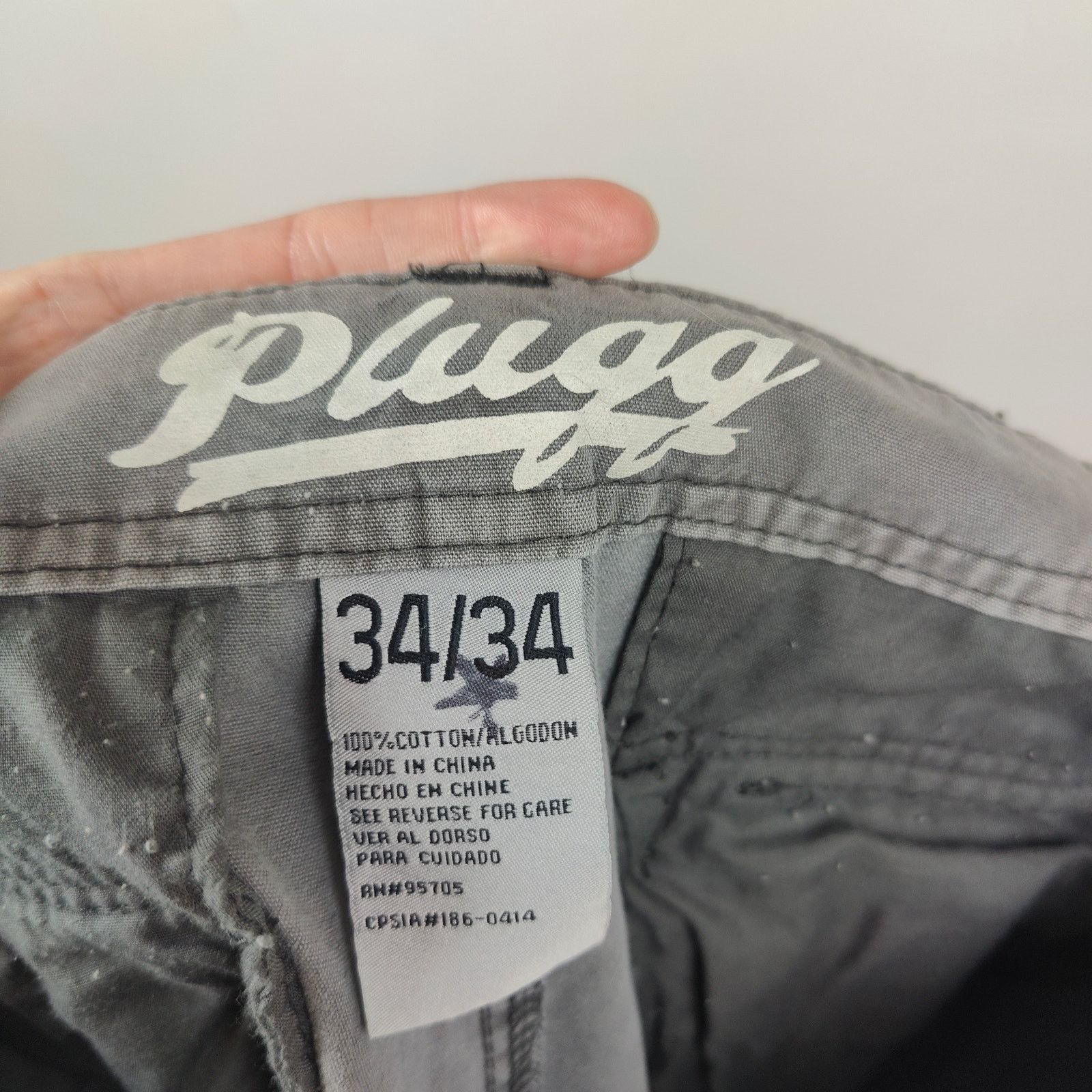 Other Vintage Plugg Cargo Pants Mens 34x34 Y2K Military Flight Y2K Size US 34 / EU 50 - 6 Thumbnail