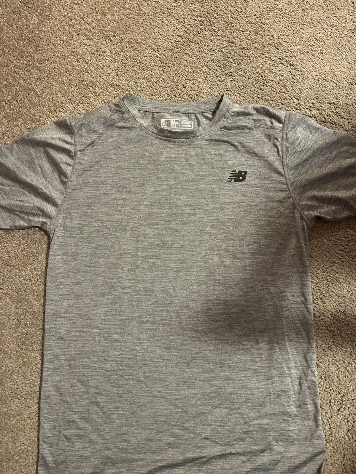 New Balance Athletic Gray Short Sleeve T Shirt Size US S / EU 44-46 / 1 - 1 Thumbnail