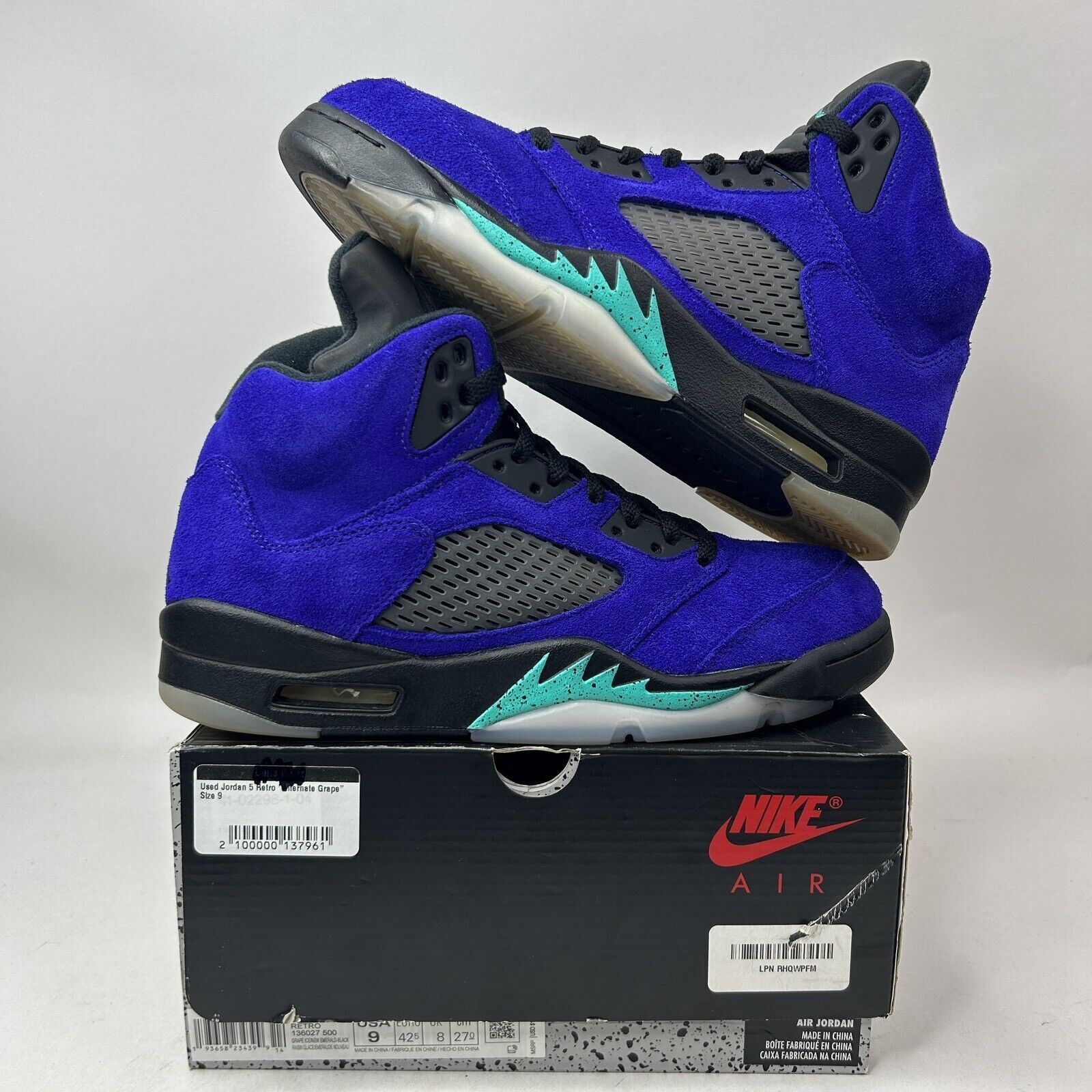 Retro Alternate Grape Ape Jordans Jordan Retro TD 'Grape' - Main Image