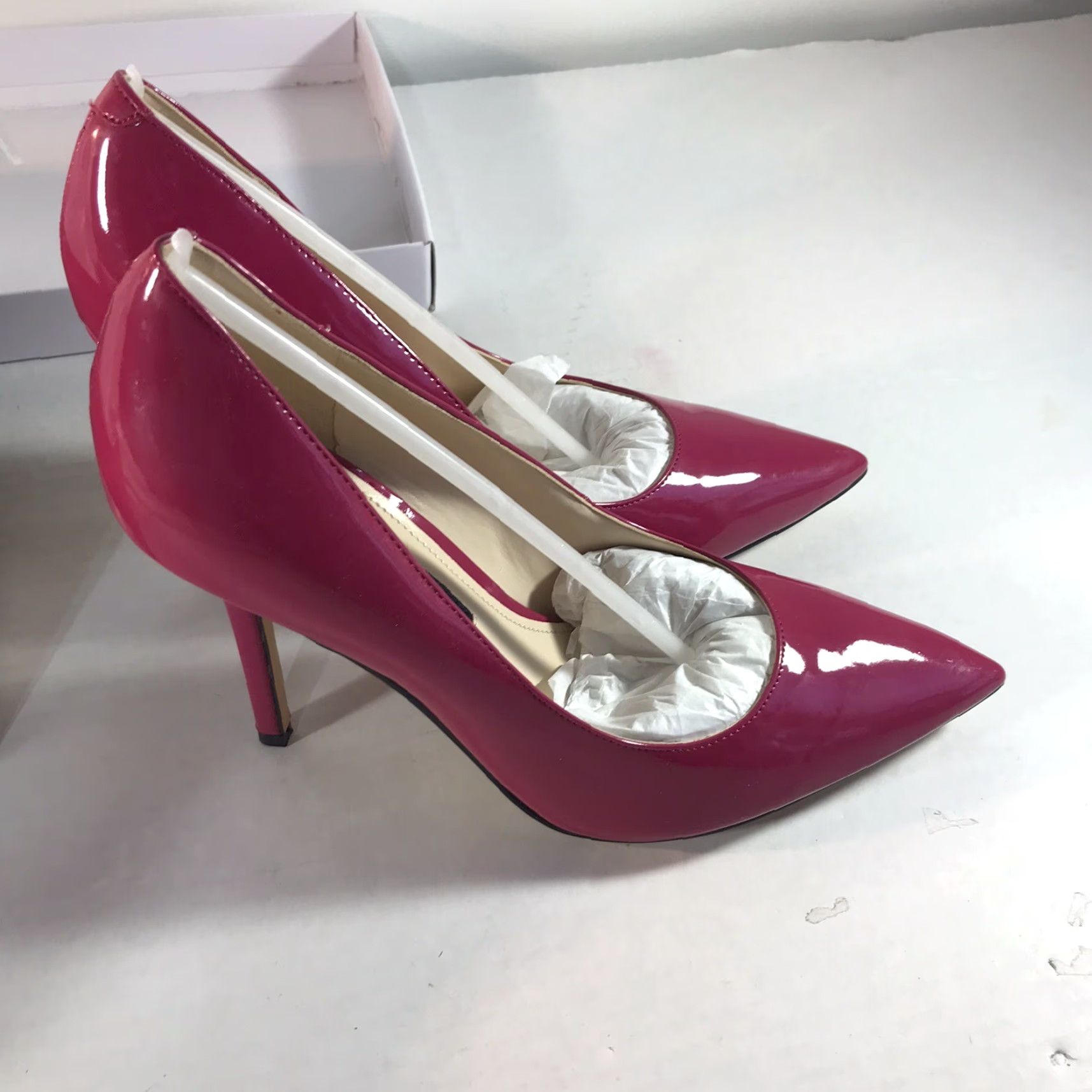 Nine West Nine West Pink Patent Leather Heels 4in Stiletto Pump Womens Size 8M New Size US 8 / IT 38 - 4 Thumbnail
