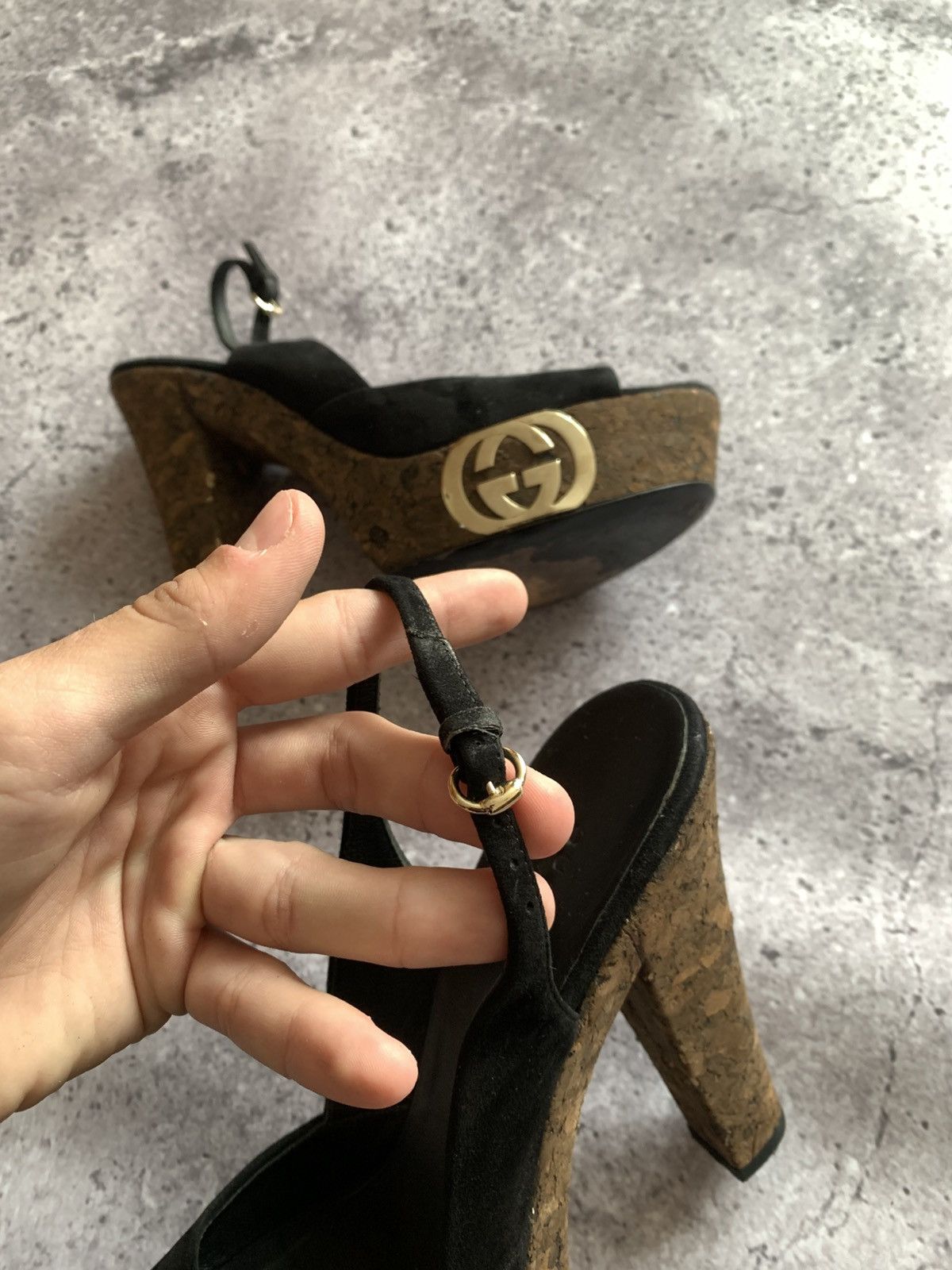 Gucci 🔥GUCCI BY TOM FORM PLATFORM HEELS Size US 8.5 / IT 38.5 - 12 Thumbnail