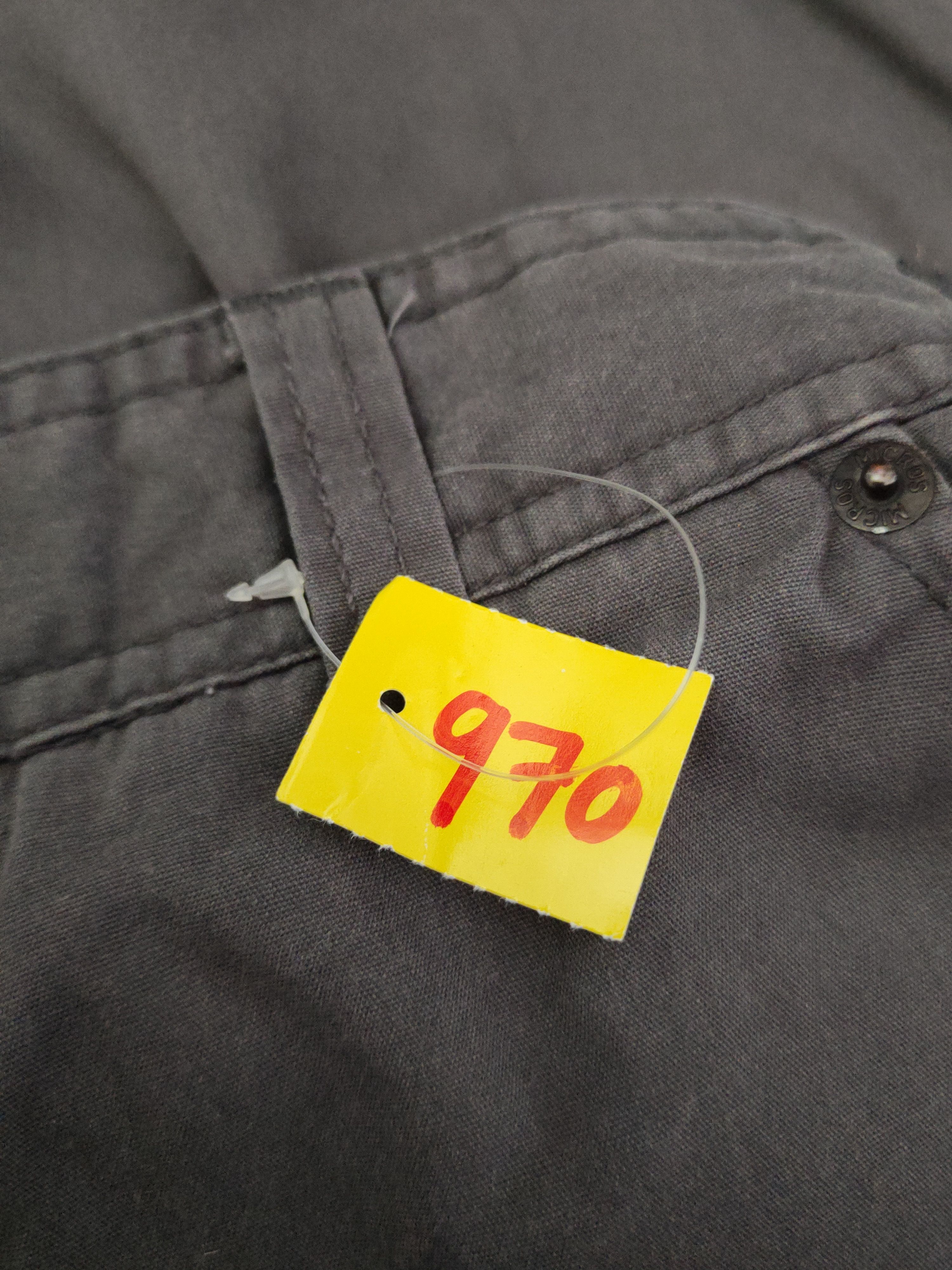Japanese Brand DL Micros Gray Multipocket Tactical Cargo Pants #970 Size US 33 - 18 Thumbnail