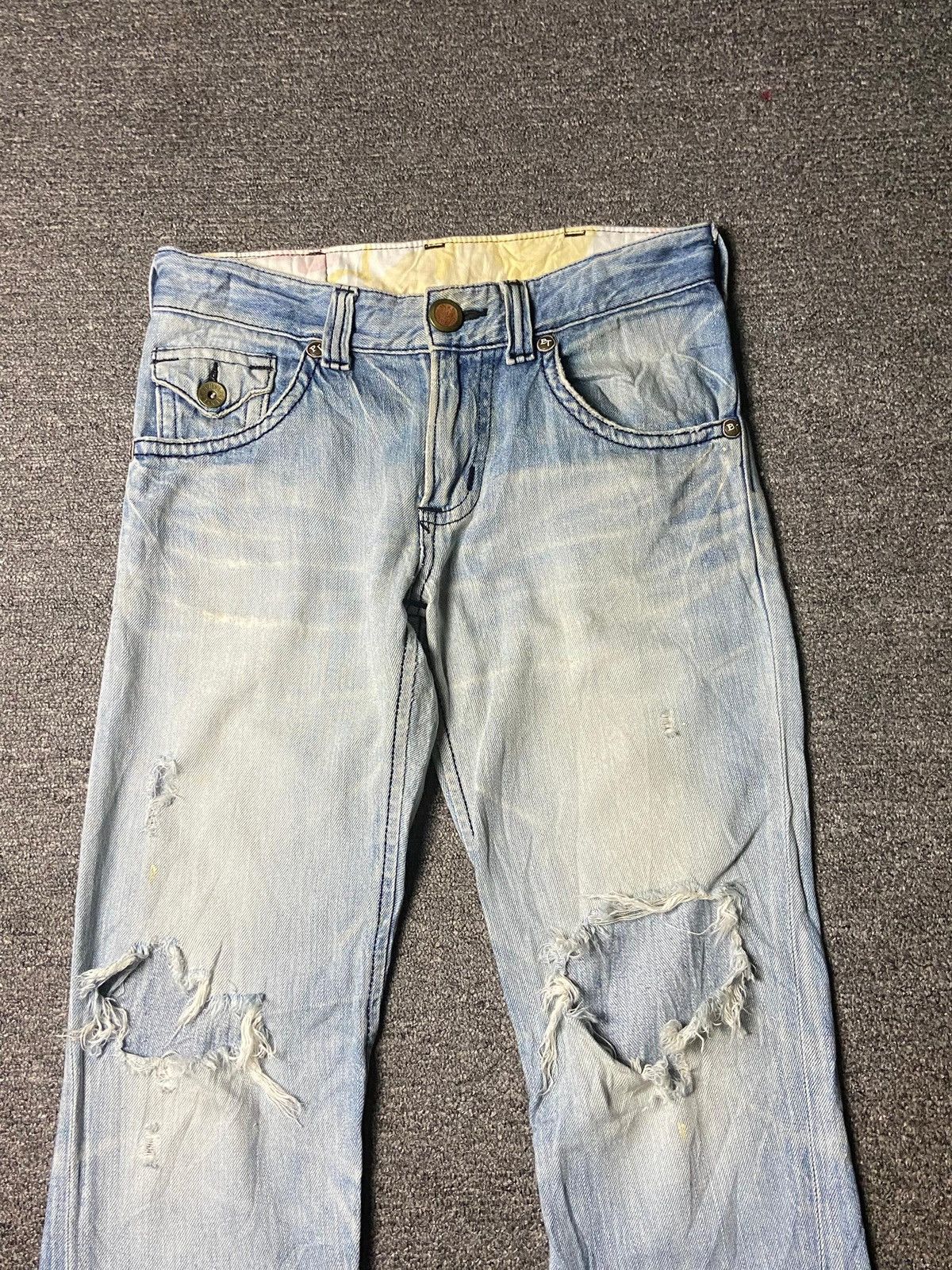 Edwin Edwin Blue Trip Distressed Denim Ripped Jeans (152) Size US 32 / EU 48 - 8 Thumbnail