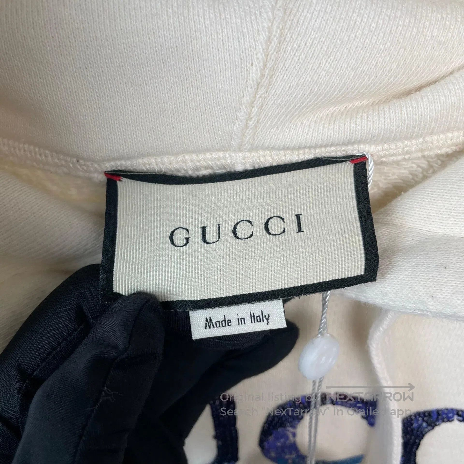 Gucci Guicci Hooded sweatshirt in beige| Size US XXS / EU 40 - 3 Thumbnail