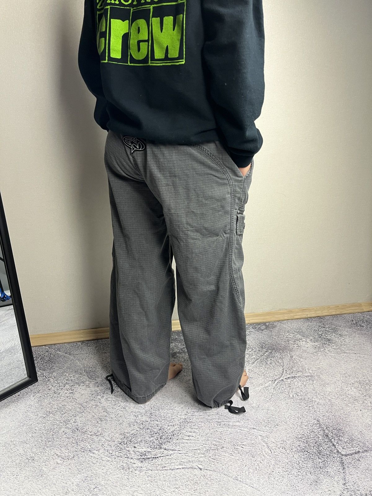 Japanese Brand Basic Pleasure Mode Japanese Cargo Baggy Pants Avant Garde Size 30" / US 8 / IT 44 - 5 Thumbnail