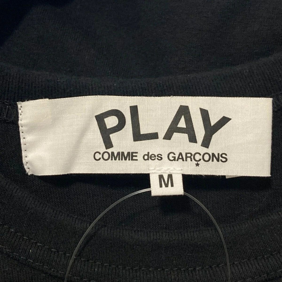 Comme des Garcons PLAY T-Shirts Long Sleeve CrewNeck Patch Black Heart Cotton Black Size US M / EU 48-50 / 2 - 6 Thumbnail