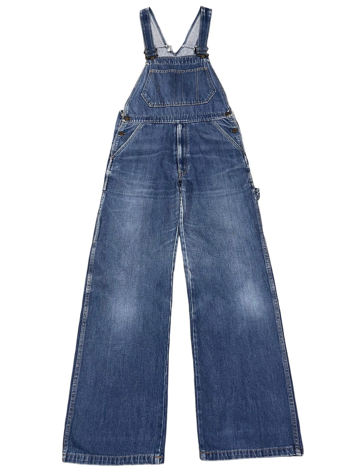 Hysteric Glamour Vintage Japanese Brand Blue Wash Style Denim Overall Size US 31 - 1 Thumbnail