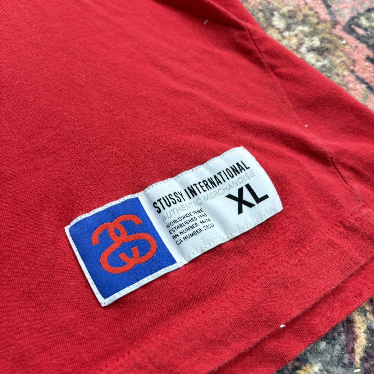 Stussy × Vintage Rare Stussy t shirt big logo half sleeve Vintage Y2K Skate Size US XL / EU 56 / 4 - 5 Thumbnail