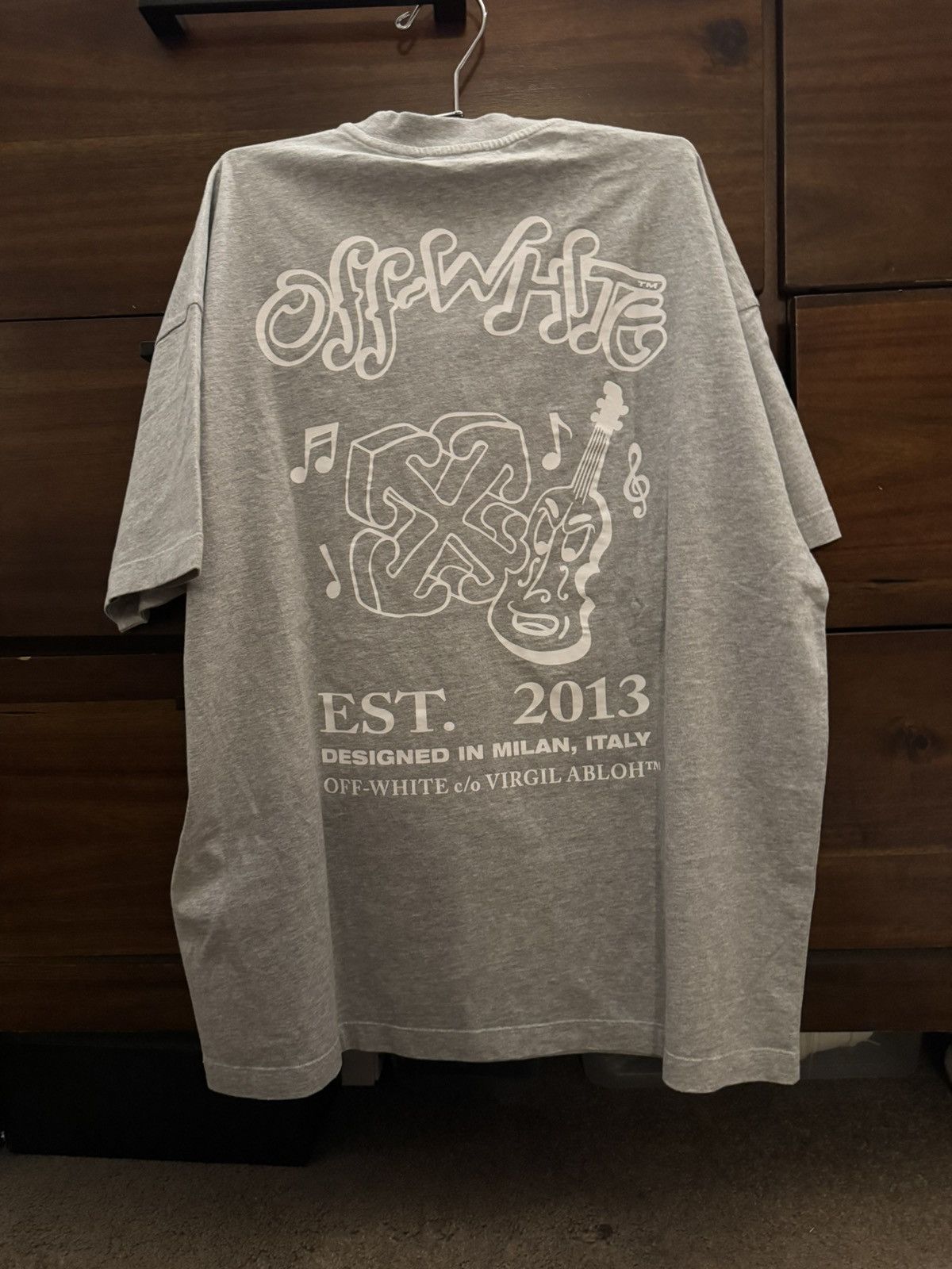 Off-White Off-White Oversized Logo Cotton Graphic Tee Size XX-Small Size US XXS / EU 40 - 4 Thumbnail