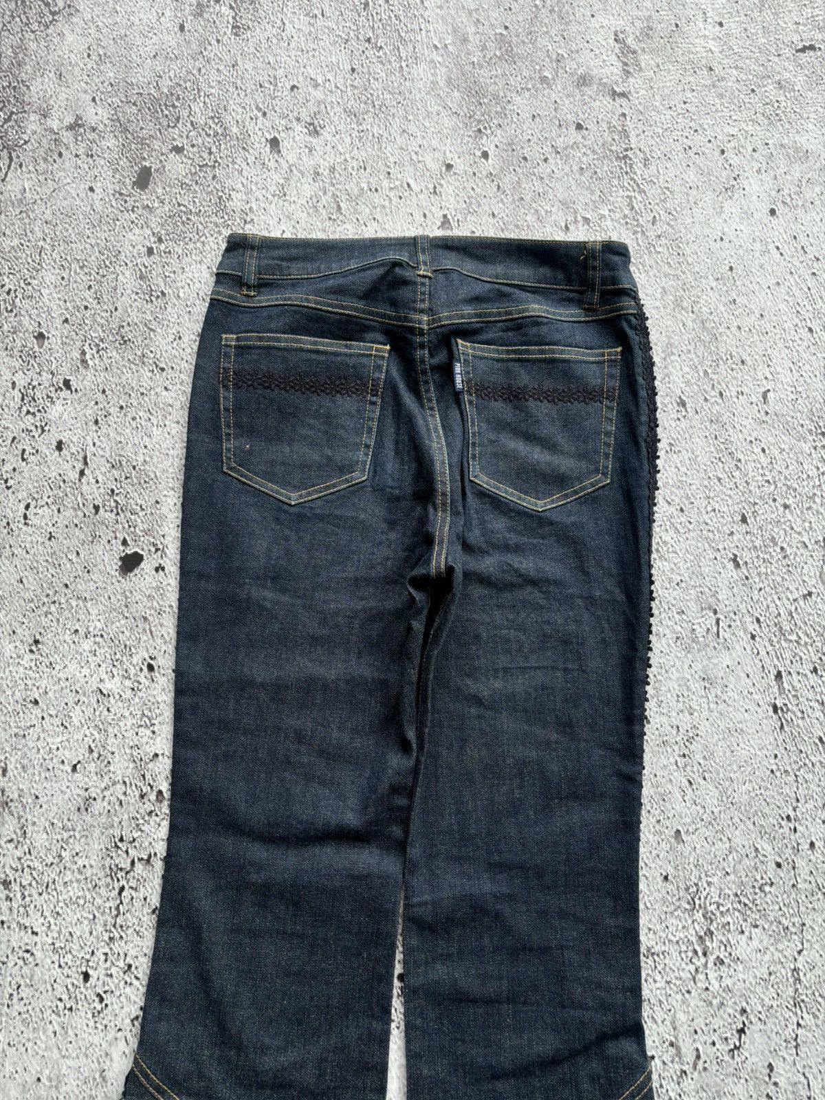 Hysteric Glamour 2000' Flare pink house botton bootcut style jeans Size 27" / US 4 / IT 40 - 3 Thumbnail