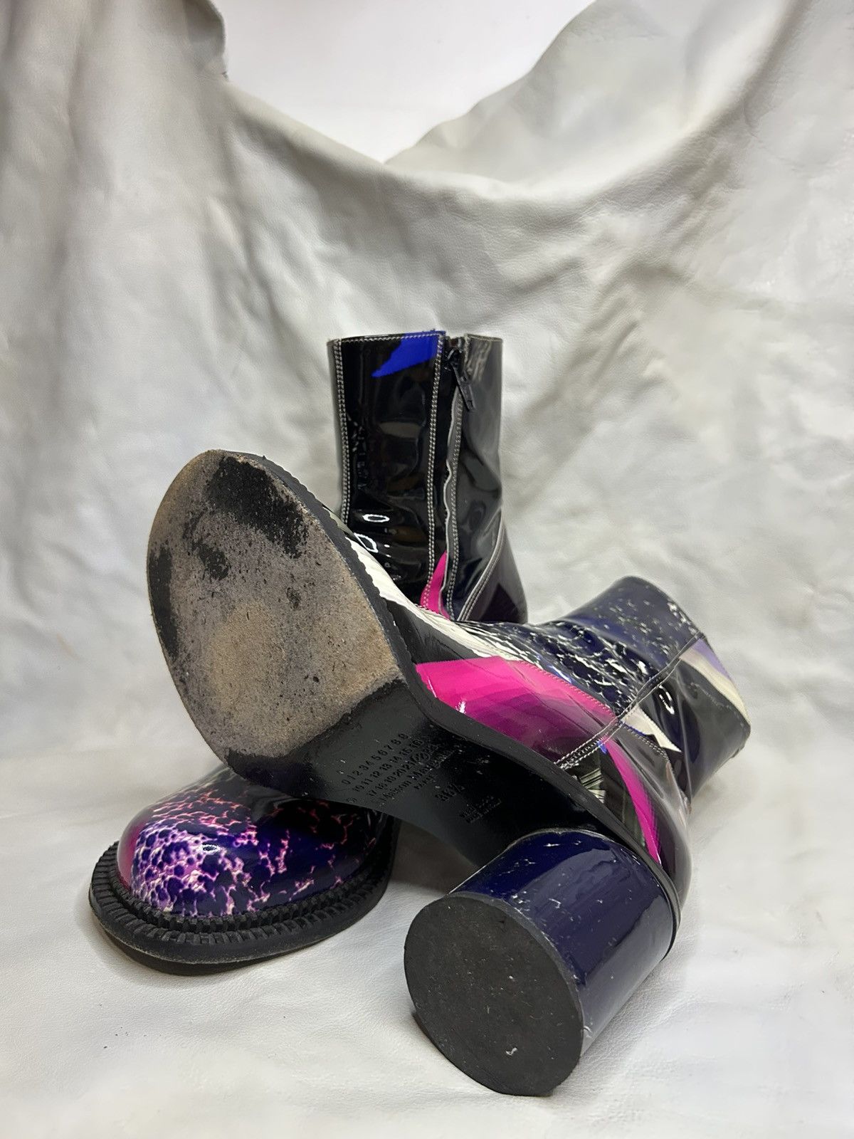 Maison Margiela Maison Margiela Flamingo Printed Ankle Boots Size US 6.5 / IT 36.5 - 3 Thumbnail