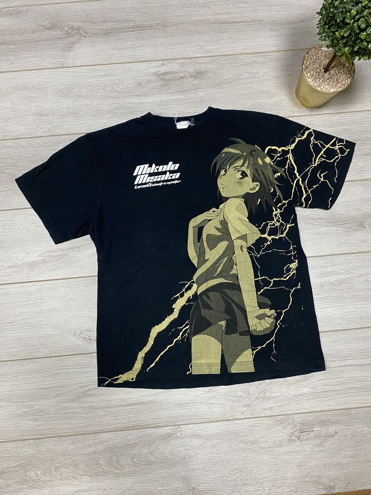 Anime ‼️MISAKA MIKOTO ANIME MANGA T-SHIRT Size US L / EU 52-54 / 3 - 2 Thumbnail
