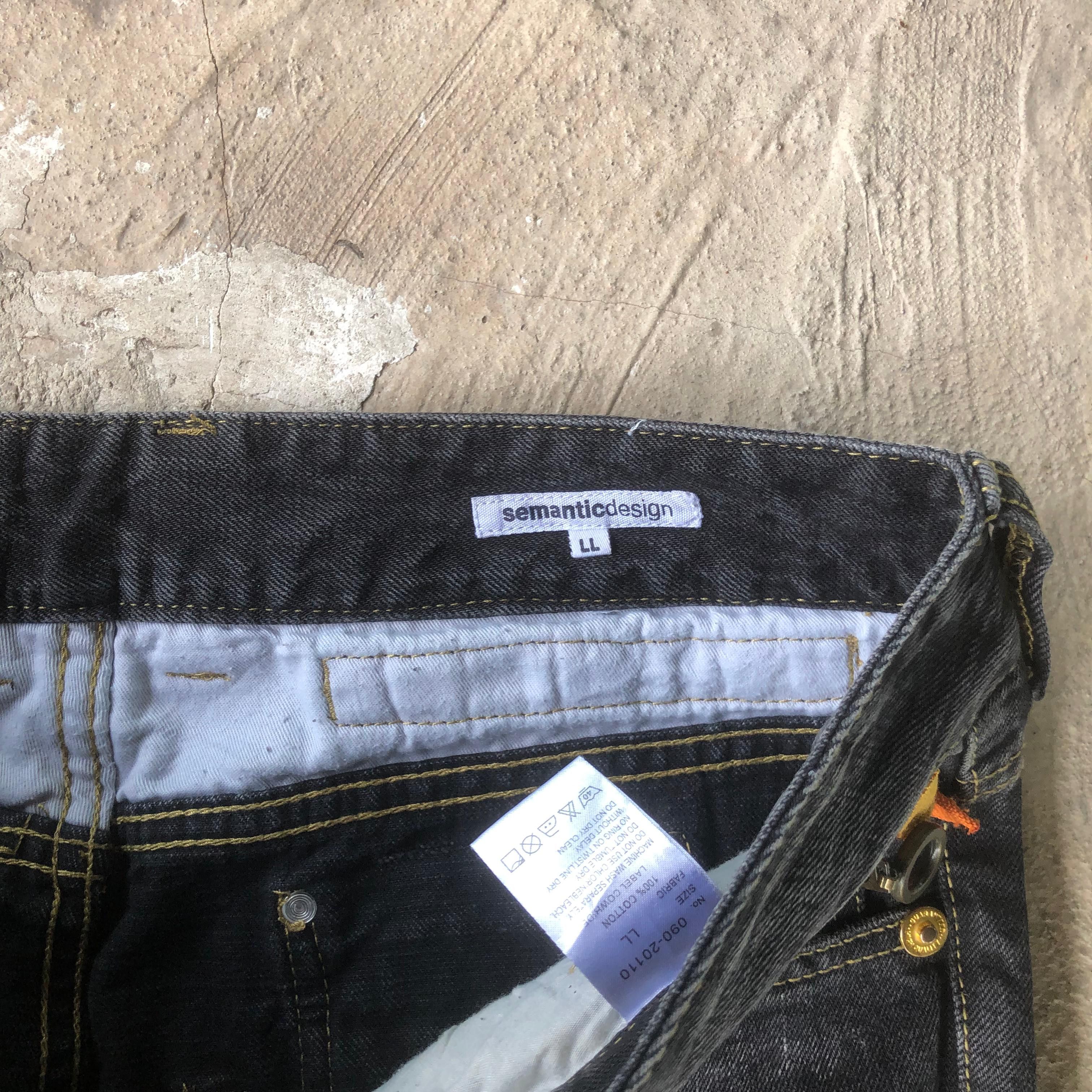 If Six Was Nine × Le Grande Bleu (L.G.B.) × semanticdesign Semantic Design Multi Zipper Machine Flared Size US 32 / EU 48 - 7 Thumbnail