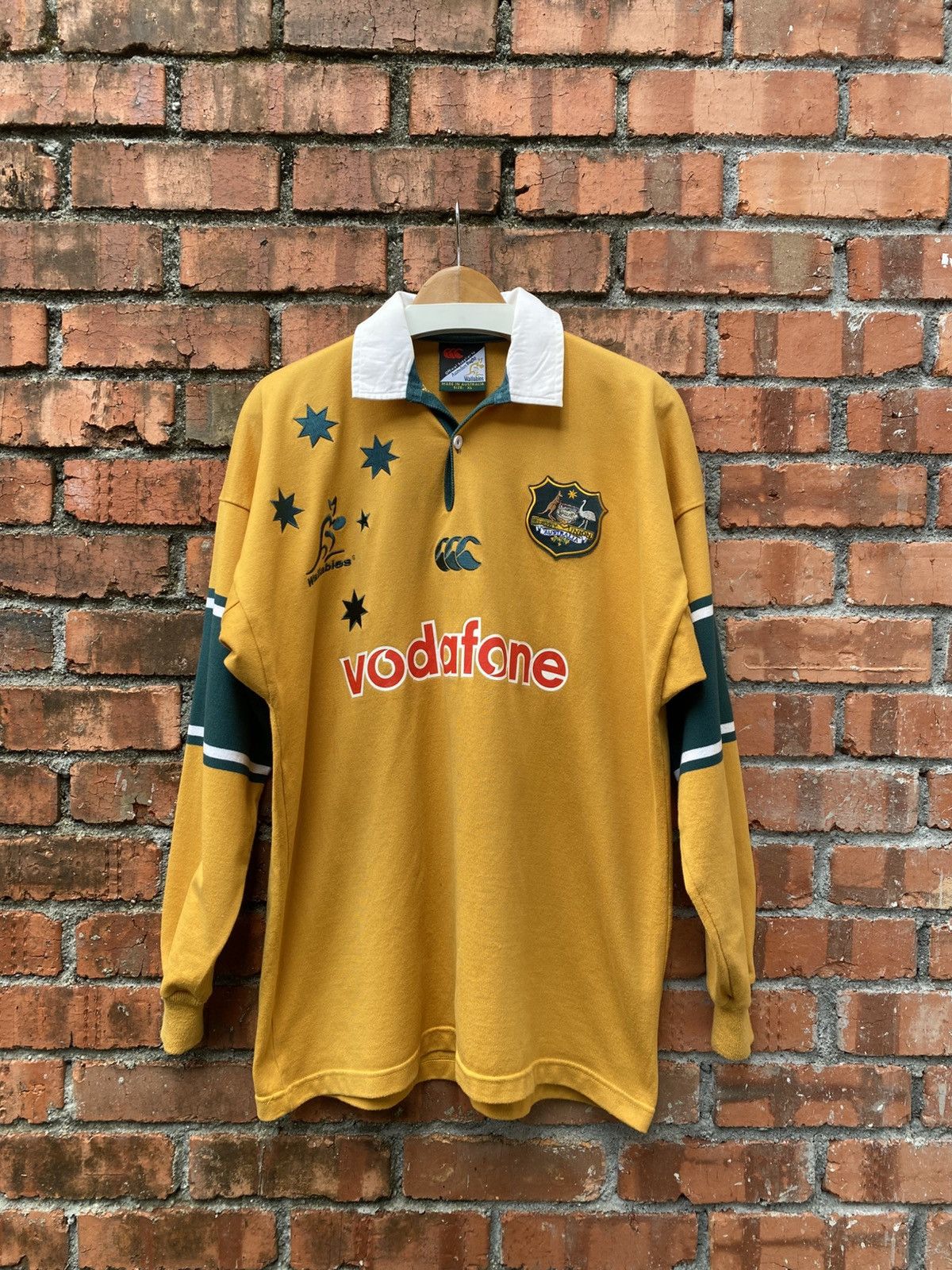 Canterbury of New Zealand vintage canterbury wallabies australia rugby Size US XL / EU 56 / 4 - 1 Thumbnail