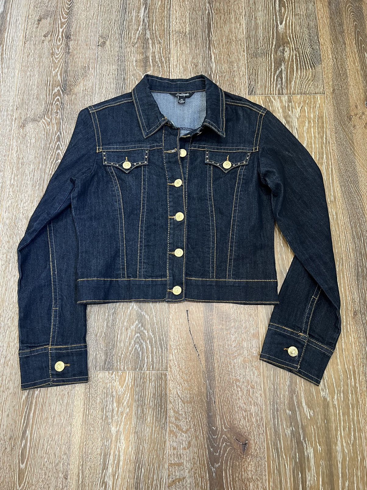 Southpole Womens y2k southpole denim jean jacket Size M / US 6-8 / IT 42-44 - 2 Thumbnail