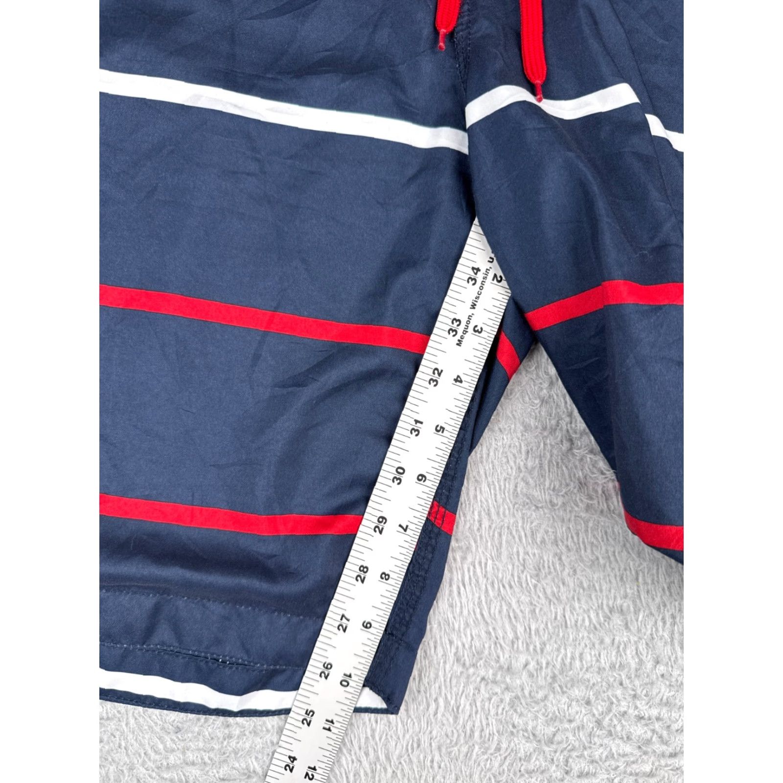 Old Navy Old Navy Swim Trunks Mens XL Blue Stripe Board Shorts Beach Surf 39x10 Size US 36 / EU 52 - 6 Thumbnail