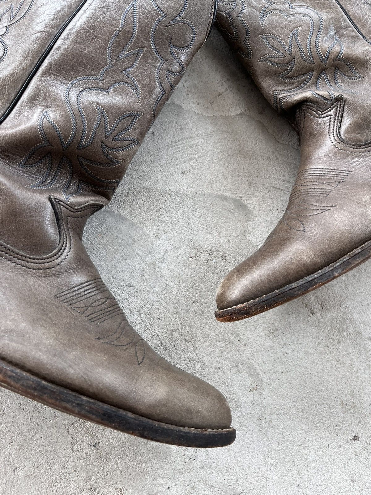 Cowboy Equipment Vintage Laredo Western Cowboy Leather Boots Rare Avant-Garde Size US 9 / EU 42 - 5 Thumbnail