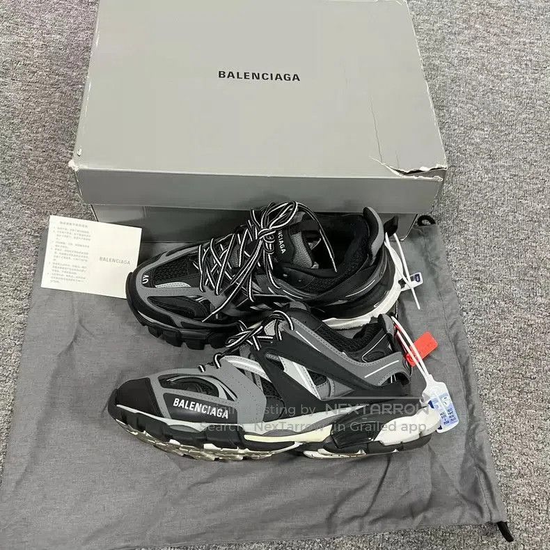 Balenciaga Balenciaga Track Black Gray Sneakers. Size US 8 / EU 41 - 2 Thumbnail