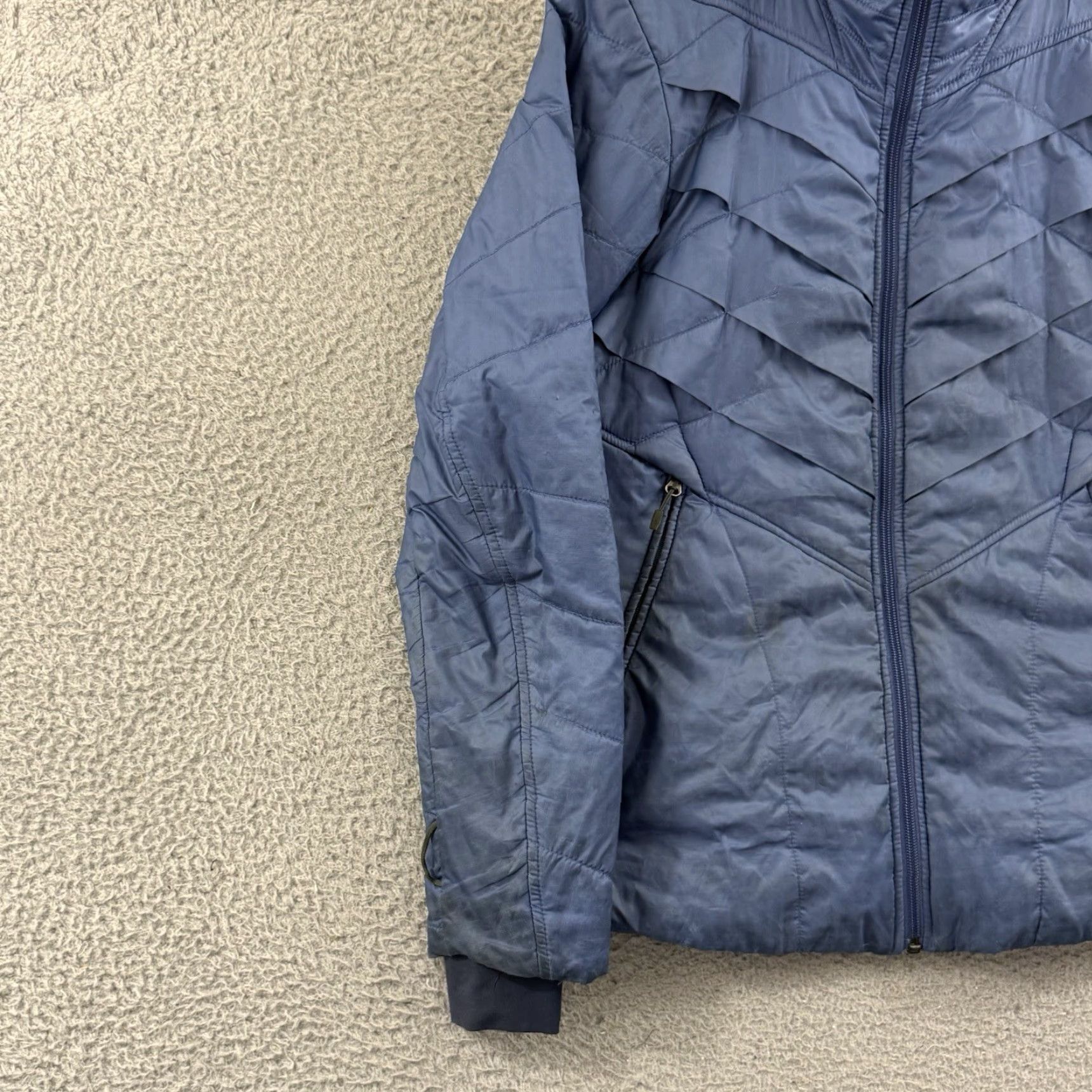 Vintage Columbia Jacket Womens Small Blue Omni Heat Puffer Quilted Full Zip Outdoor Jacket Size S / US 4 / IT 40 - 4 Thumbnail