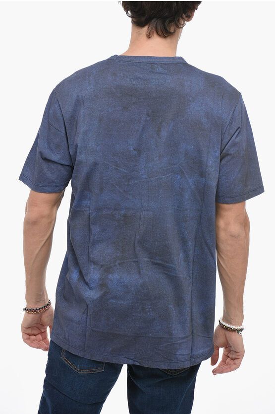 C.P. Company o1y1224 Logo Crewneck T-Shirt in Navy Blue Size US S / EU 44-46 / 1 - 2 Thumbnail
