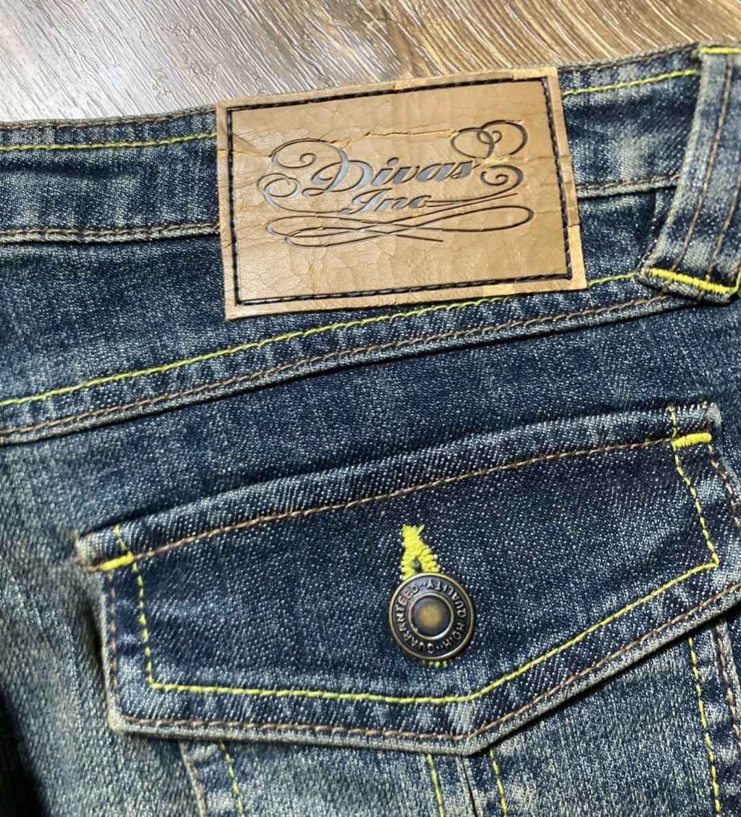 Tornado Mart Y2k🤡Super flare🤡diva japan bootcut denim Size US 28 / EU 44 - 3 Thumbnail