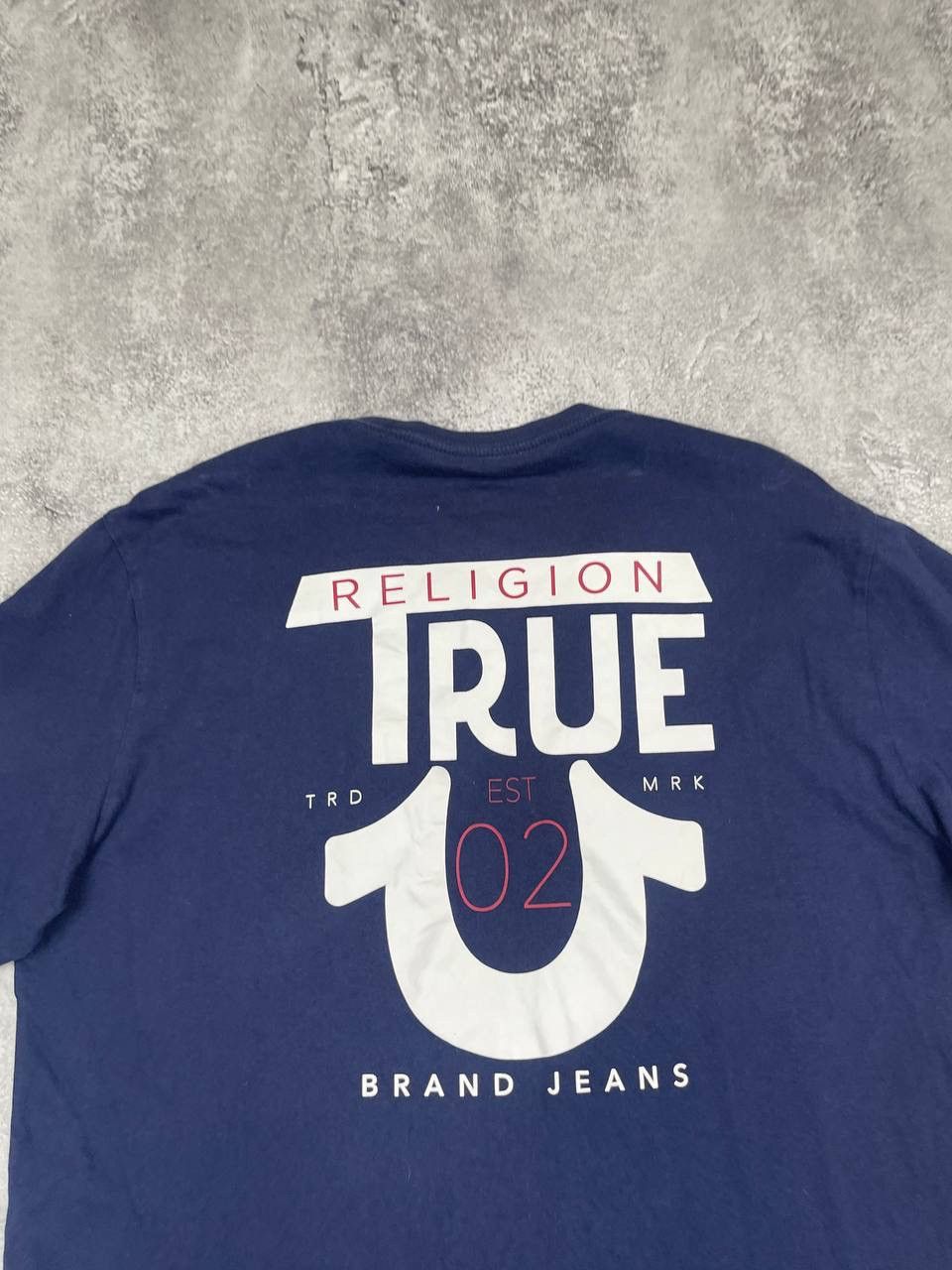 True Religion True Religion Men Cotton T-Shirt Blue Size L Size US L / EU 52-54 / 3 - 7 Thumbnail