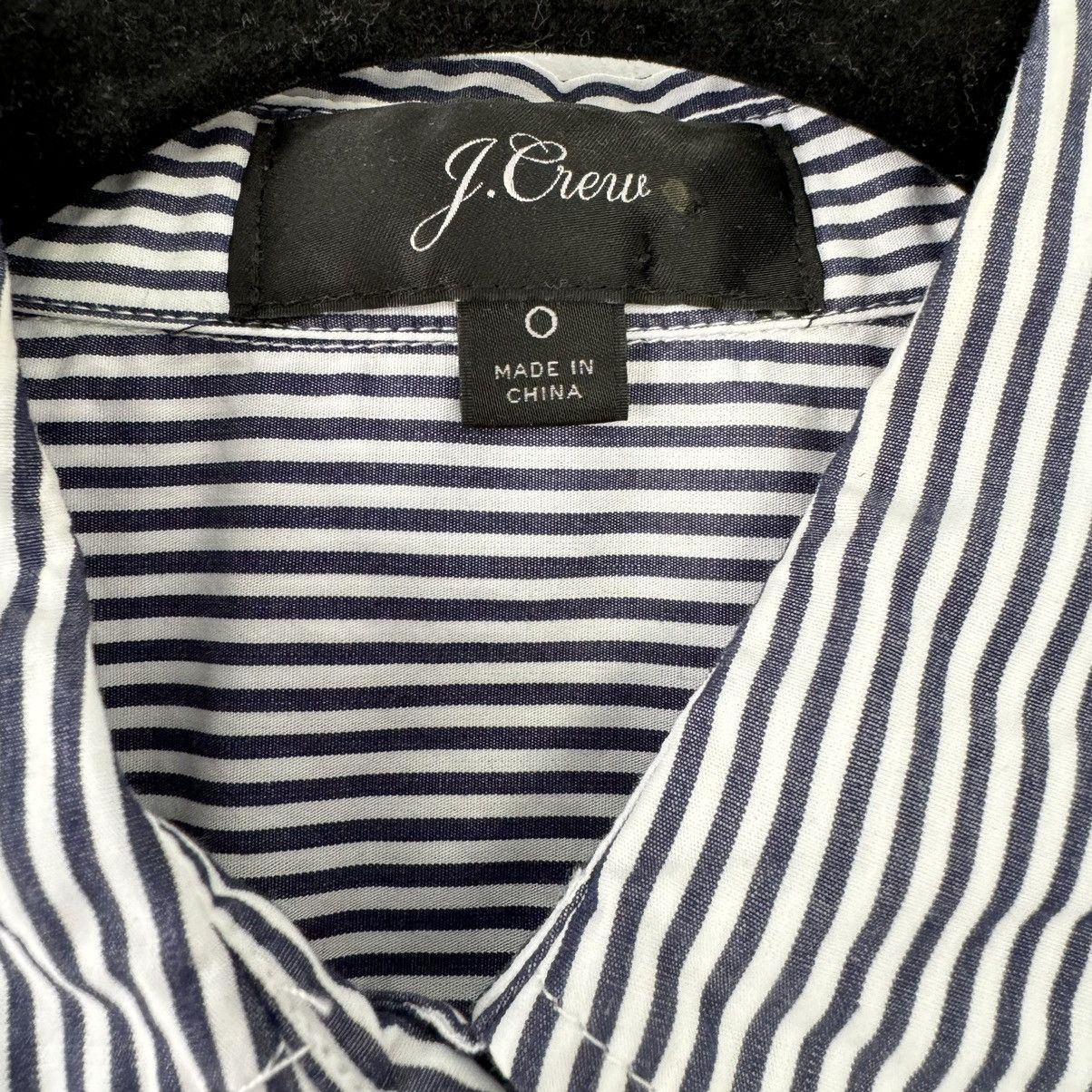J.Crew J.Crew Maribou Stripe Shirt Dress (0) | NWOT Size XS / US 0-2 / IT 36-38 - 4 Thumbnail