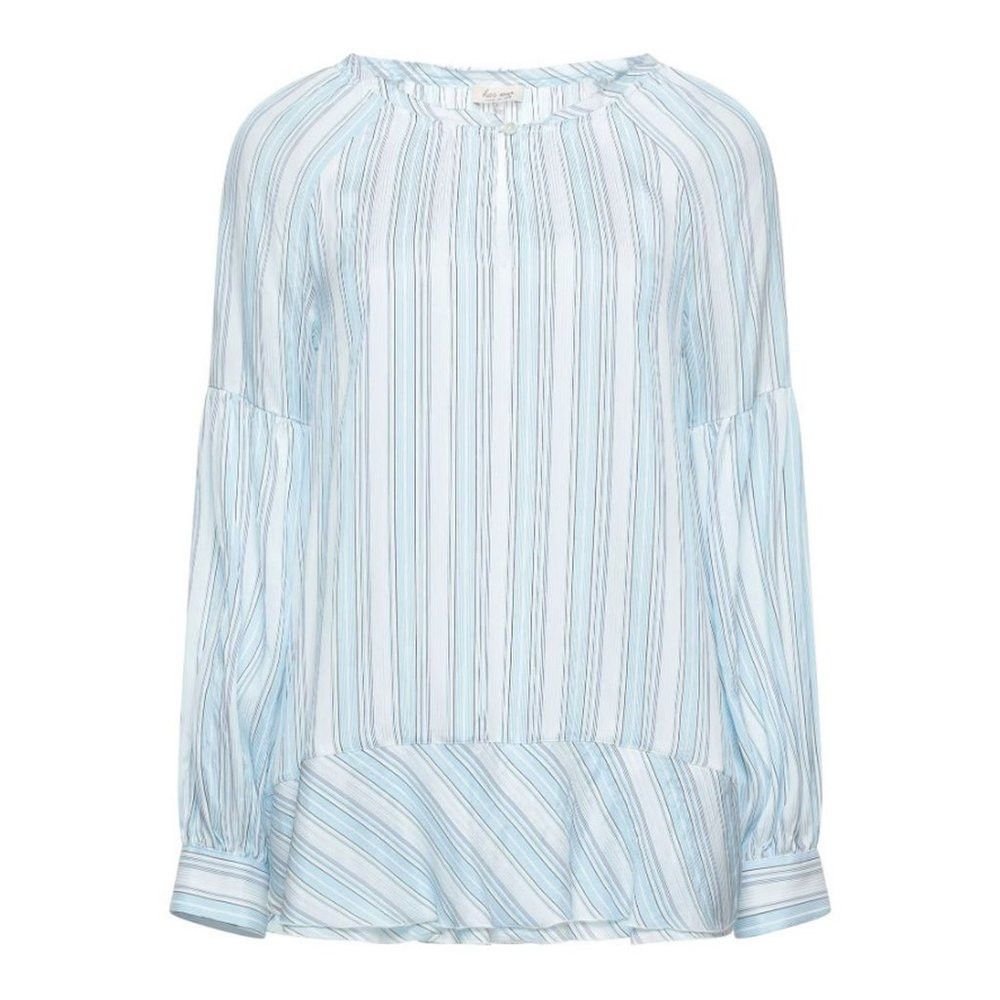 Other NWT New $412 HER SHIRT Blue Stripes Silk Viscose Blouse Siz Size S / US 4 / IT 40 - 1 Thumbnail