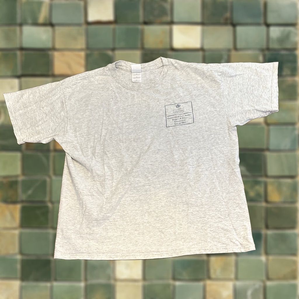 Gildan VINTAGE University Of Connecticut School Of Law Symposium T Shirt XL Y2K Gray Size US XL / EU 56 / 4 - 1 Thumbnail