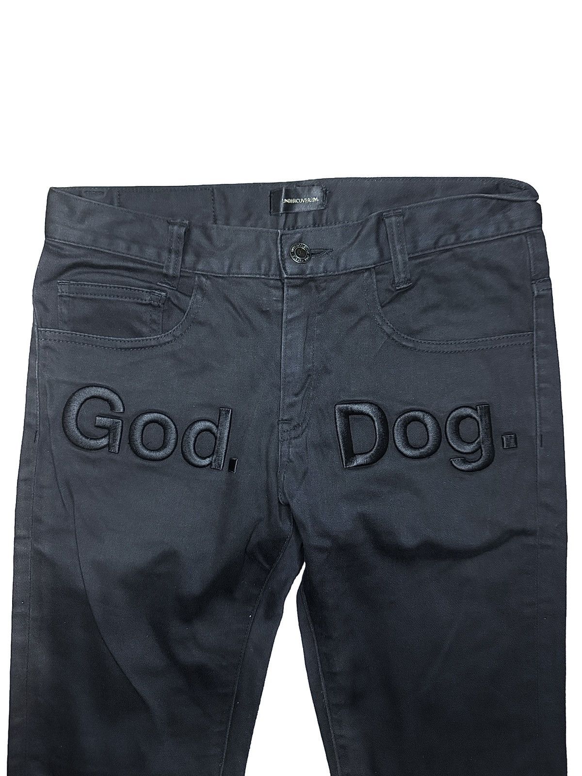 Undercover Undercover SS14 God Dog Skinny Pants Black Size US 30 / EU 46 - 2 Thumbnail