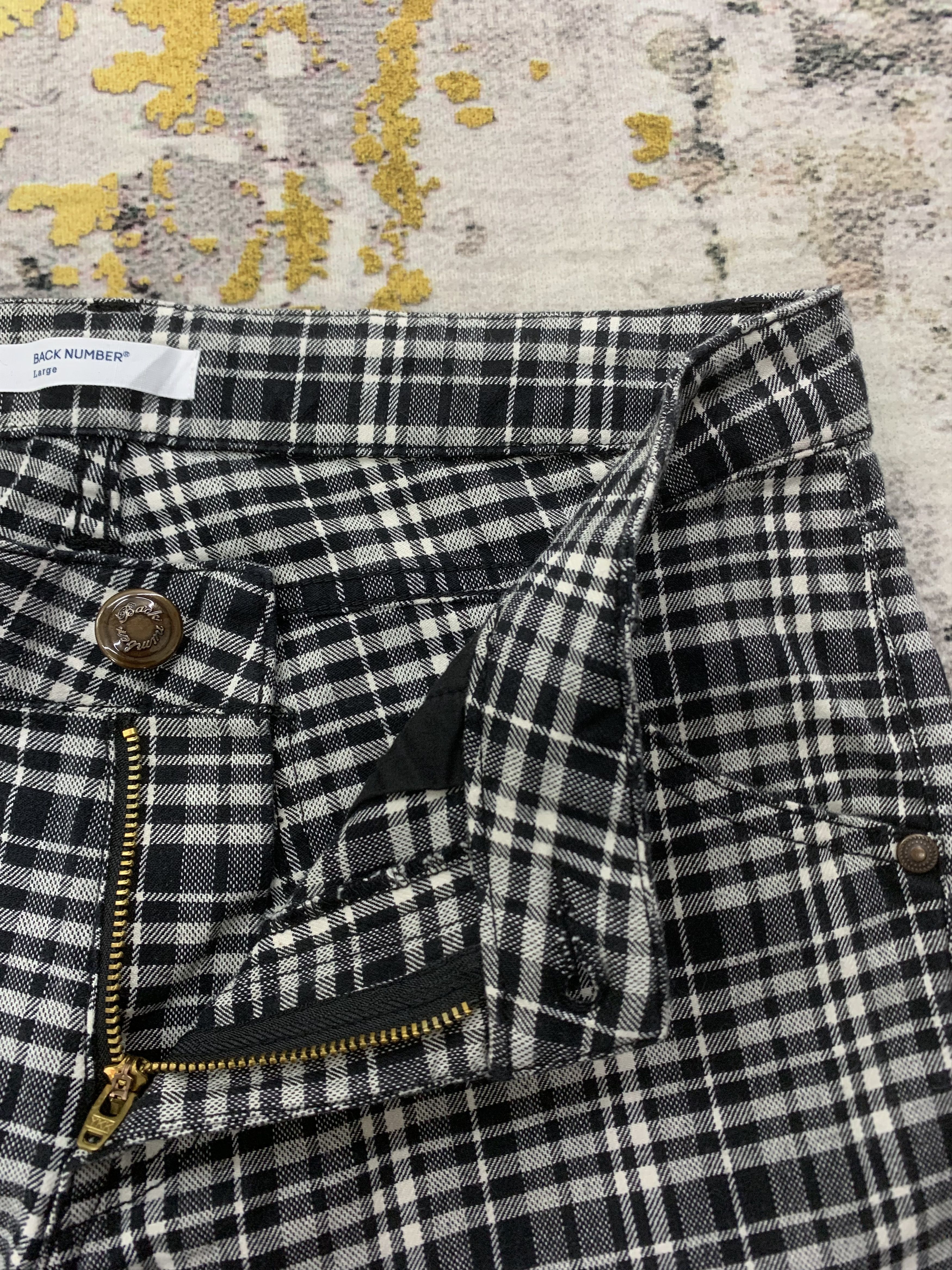 Japanese Brand Back Number Pants size 29 Size 29" - 4 Thumbnail