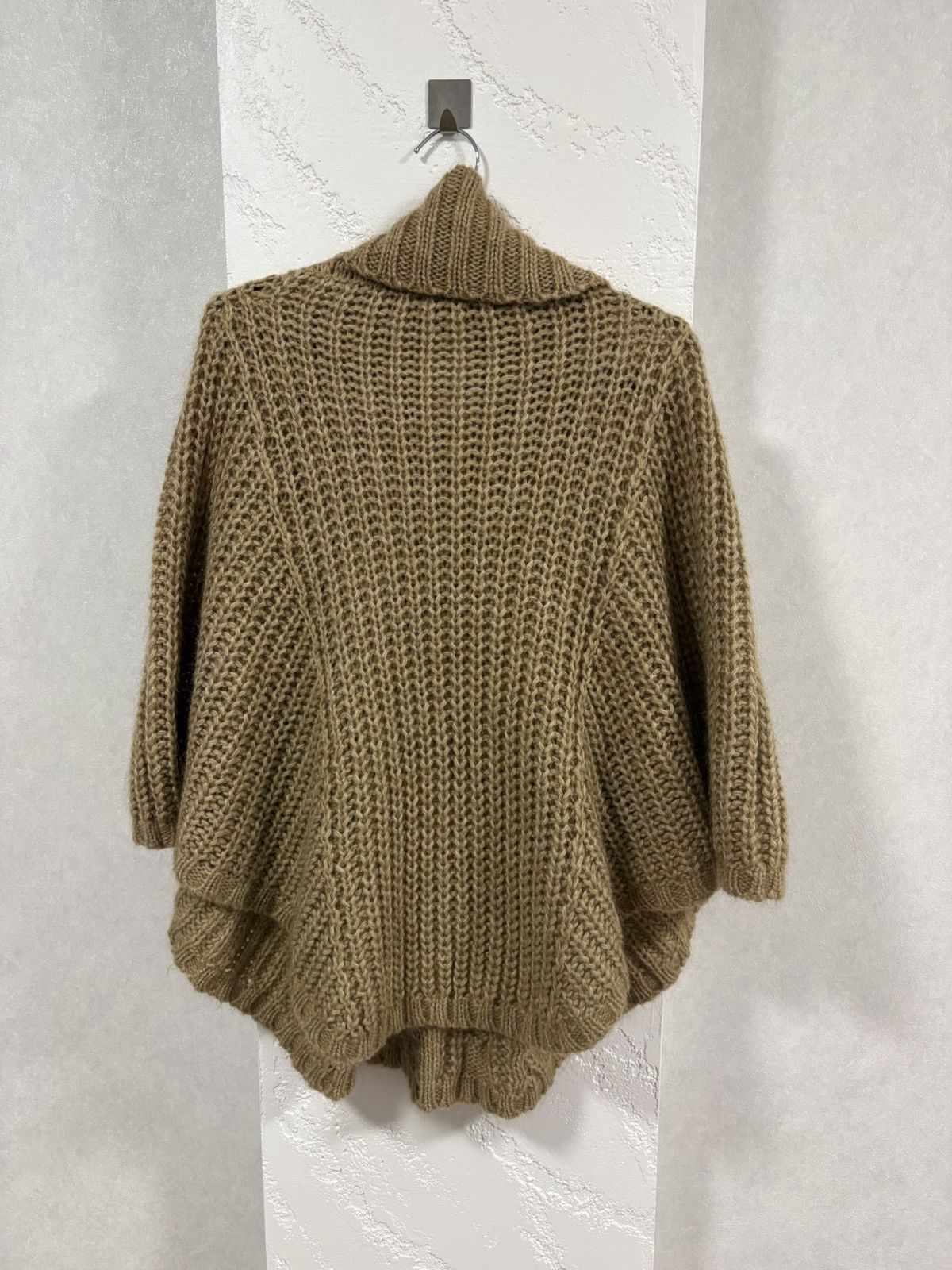 Purdey Purdey Knitted Poncho AW20 Acryl Mohair Wool Size ONE SIZE - 5 Thumbnail
