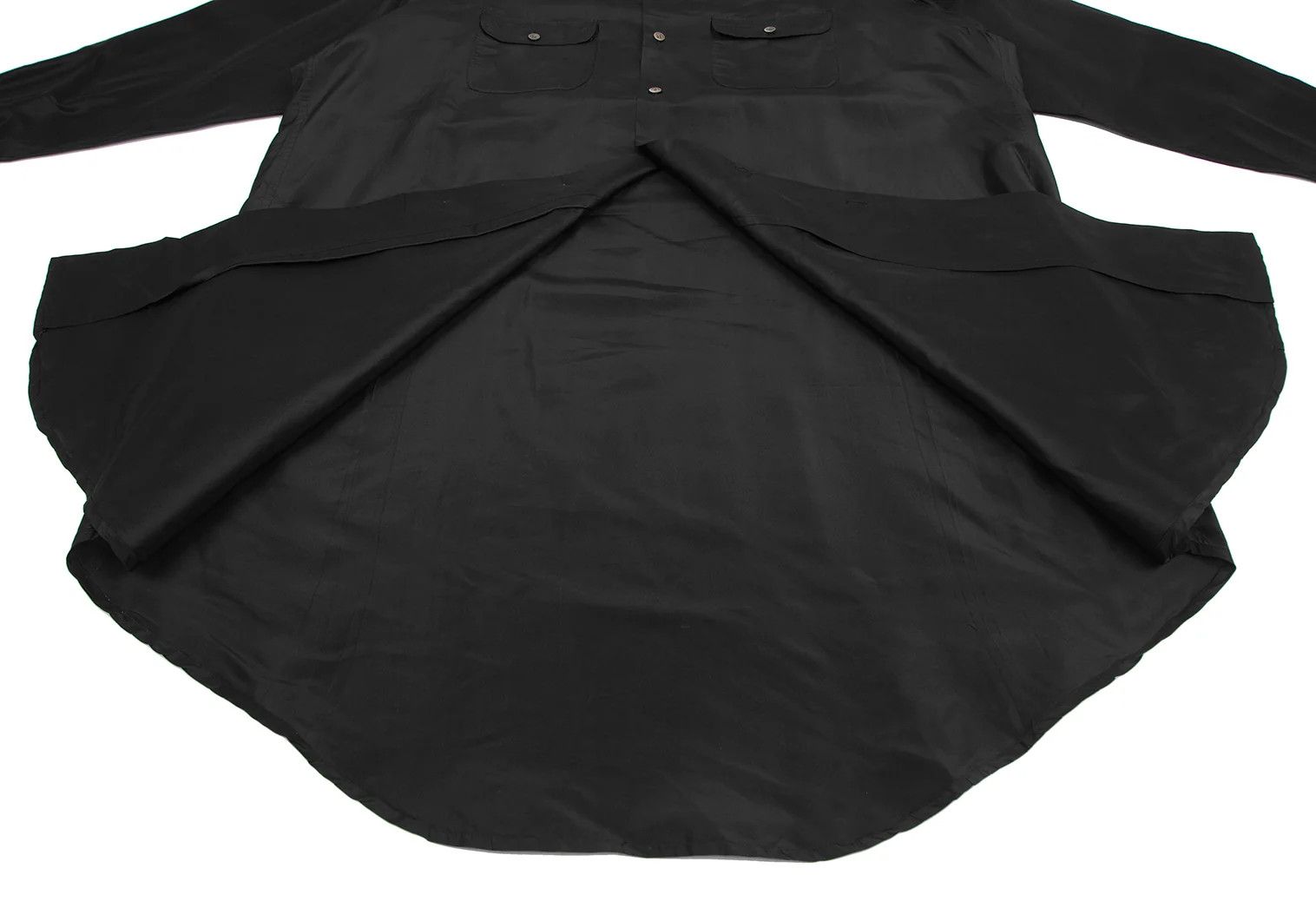 Yohji Yamamoto Yohji Yamamoto Big Silhouette Open Collar Shirt Size US M / EU 48-50 / 2 - 11 Thumbnail