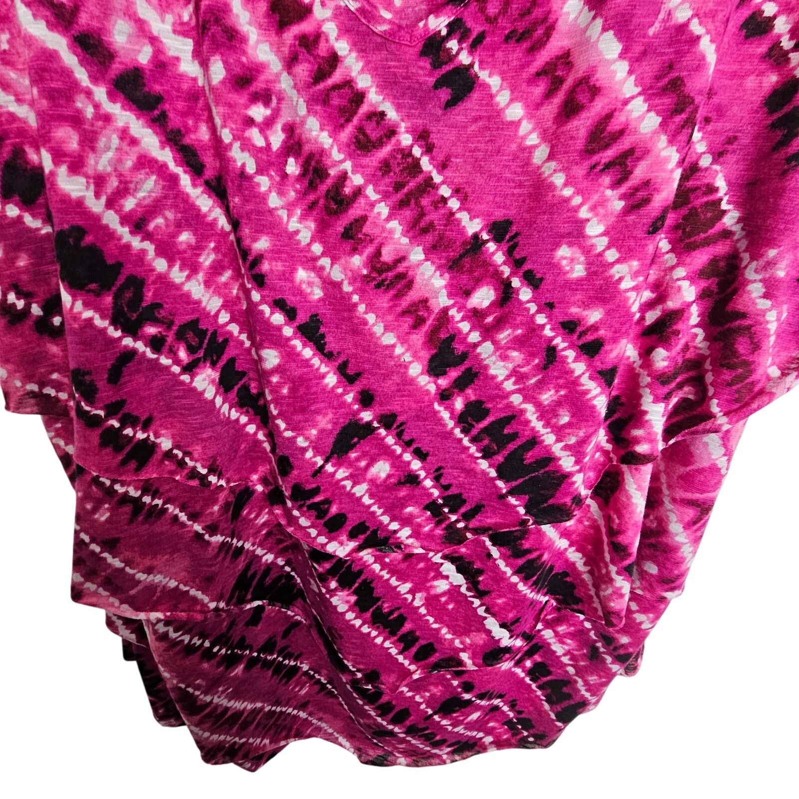AVA CATHERSIDE Catherines Womens Ruffle Tiered Tank Plus Size 3X Stretch Size 3XL / US 20-22 - 3 Thumbnail