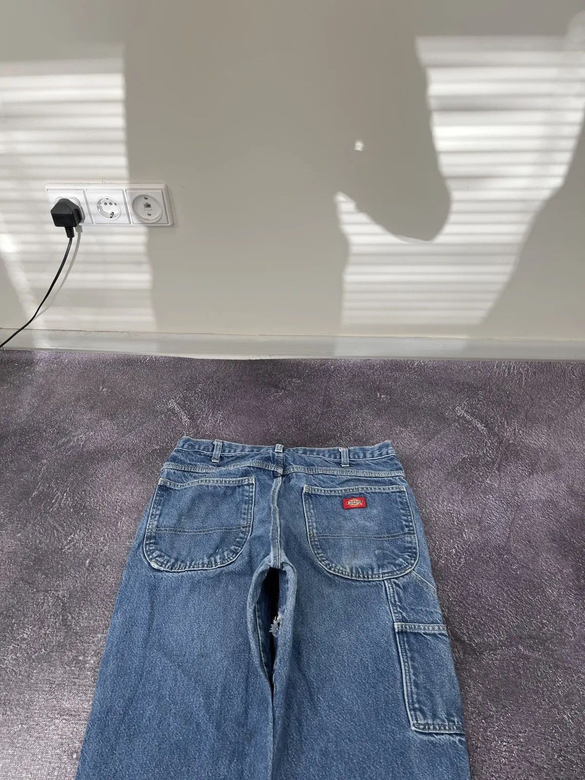 Dickies × Vintage Vintage Dickies USA Faded Blue Work Denim Hype Baggy Jeans Size US 33 - 6 Thumbnail