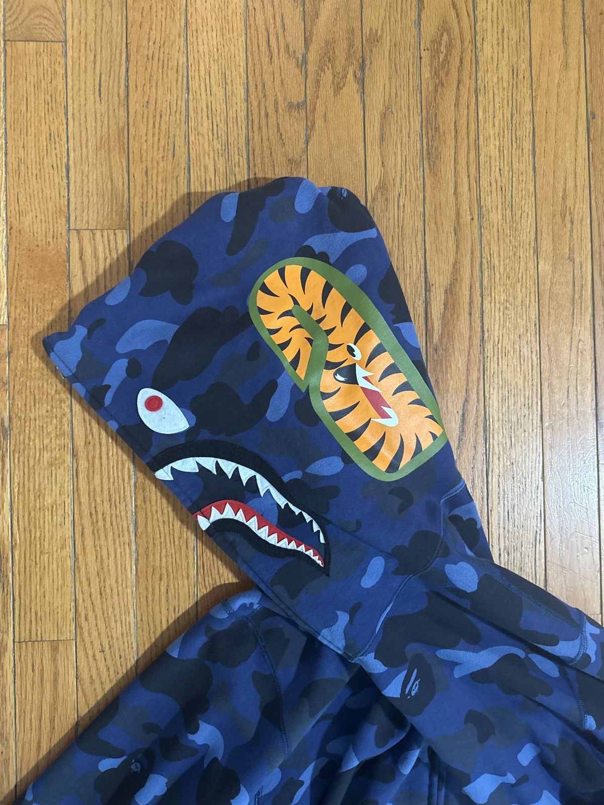 Bape Color Camo Shark Full Zip Hoodie Size US XXL / EU 58 / 5 - 5 Thumbnail