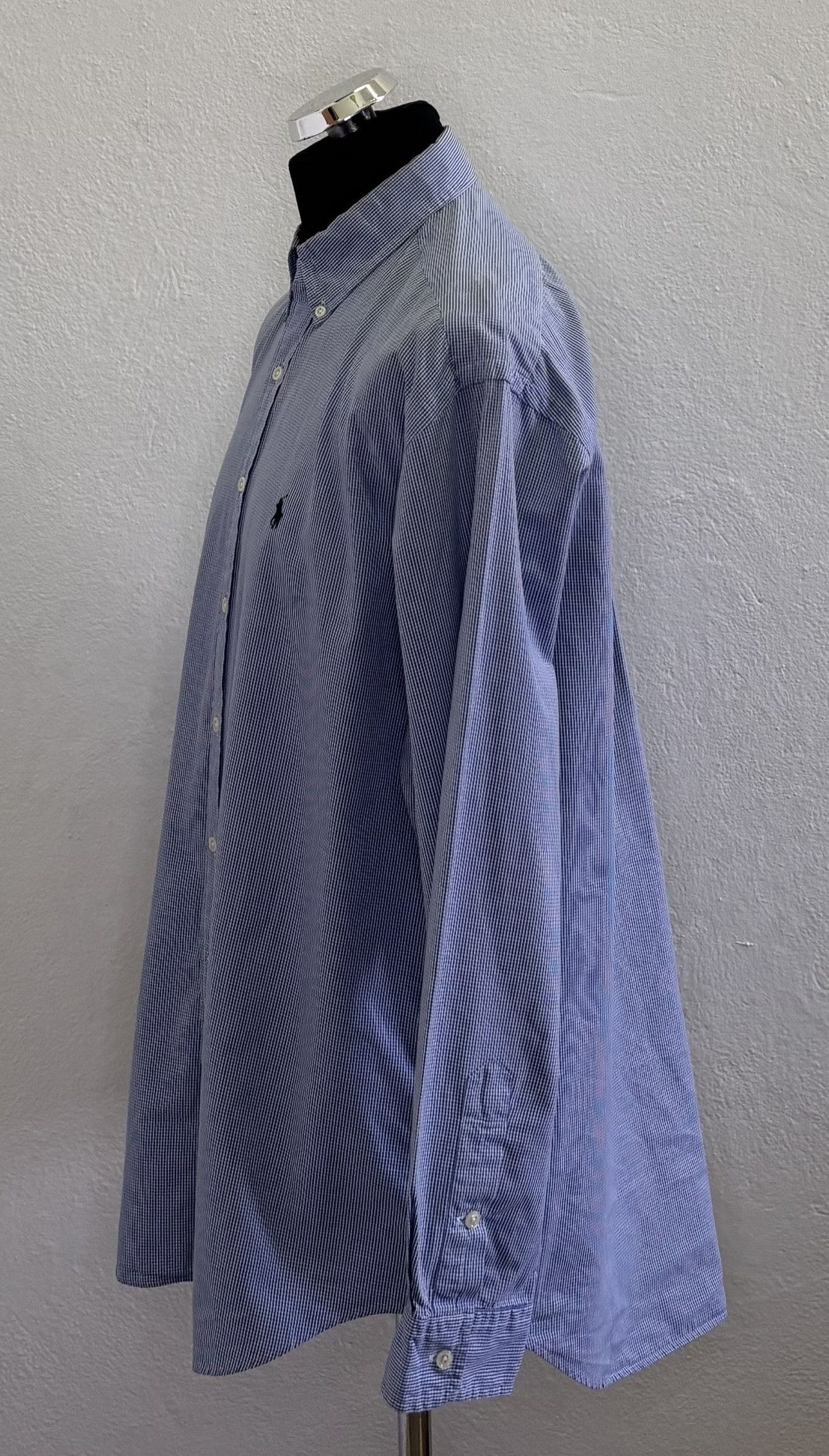 Polo Ralph Lauren Polo Ralph Lauren Blue White Checks shirt large Size US L / EU 52-54 / 3 - 3 Thumbnail